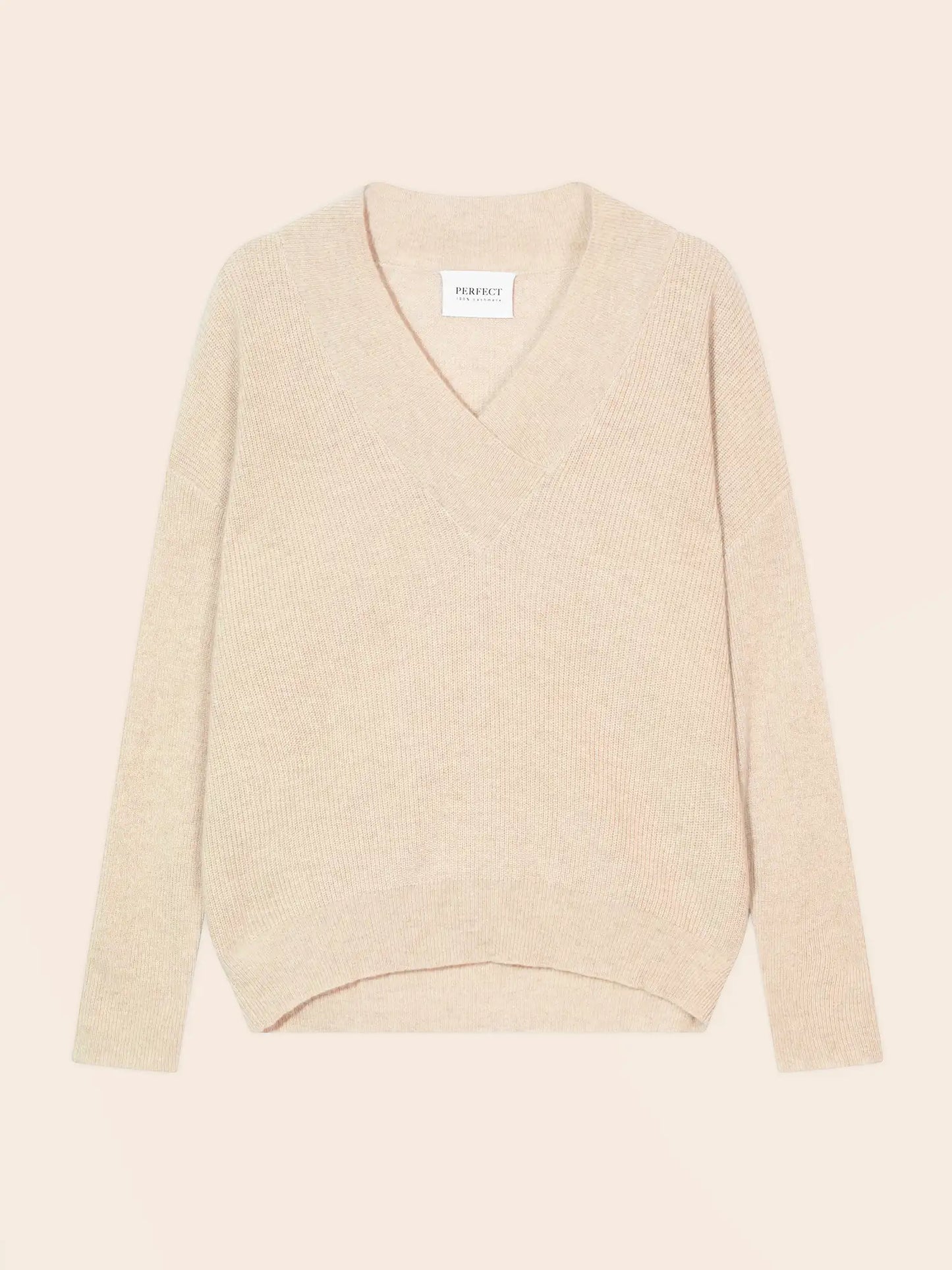 GRAINNE sweater v-neck croisé oat