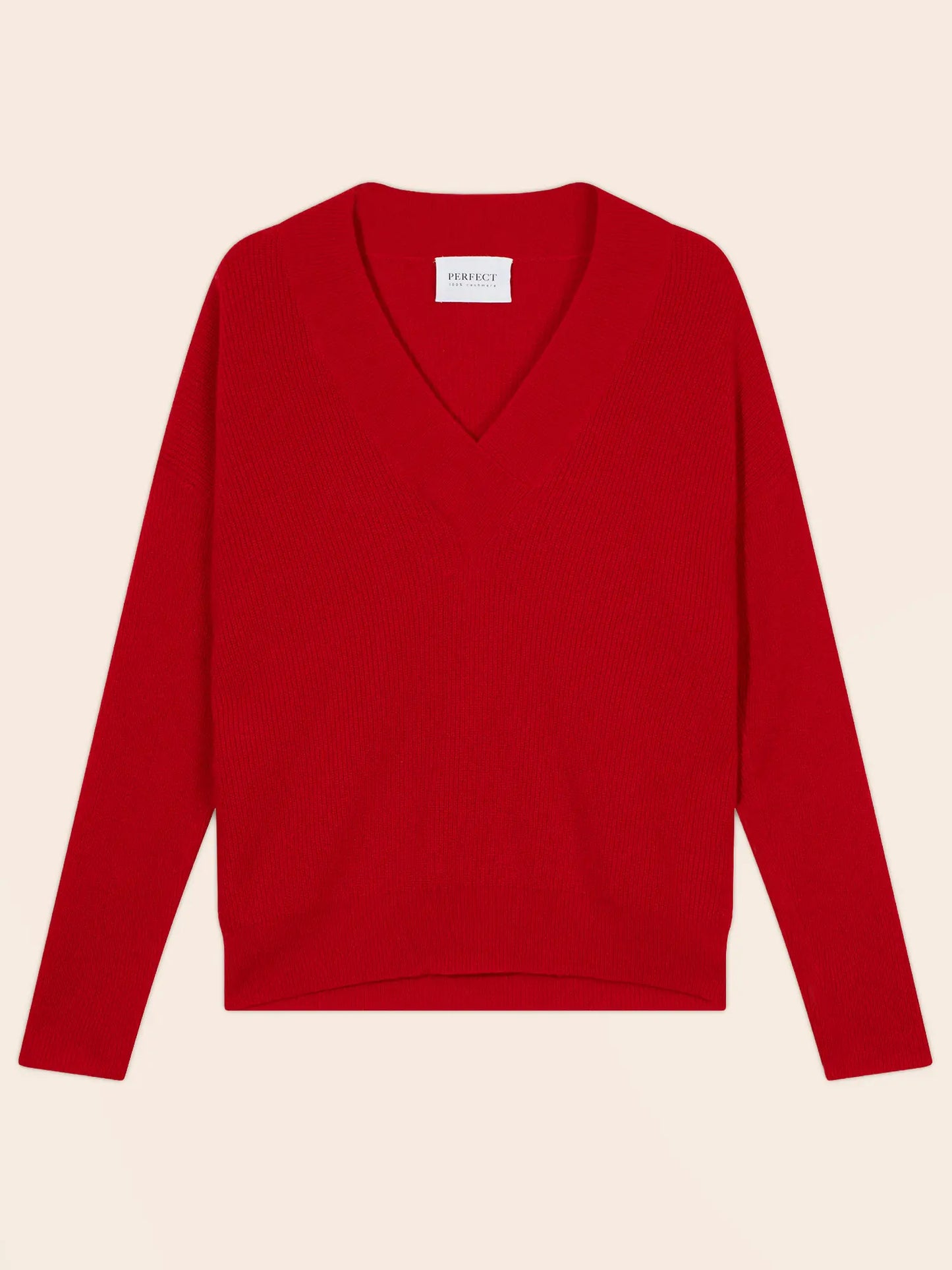 GRAINNE sweater v-neck croisé red