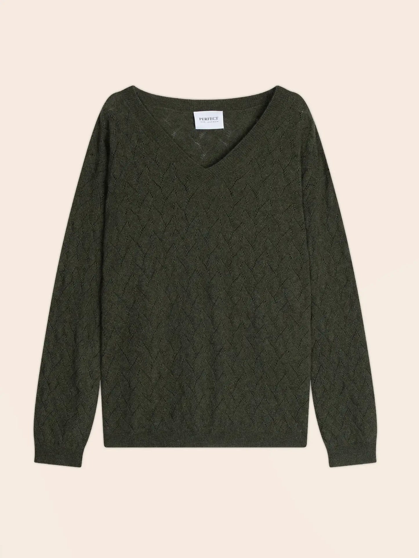 MADISON pullover v-ausschnitt khaki meliert