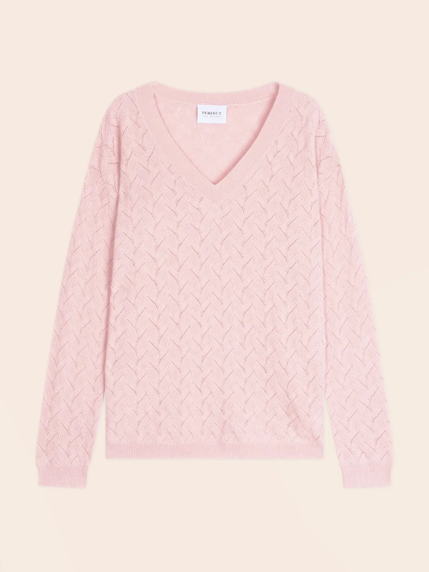 MADISON pullover v-ausschnitt poudre