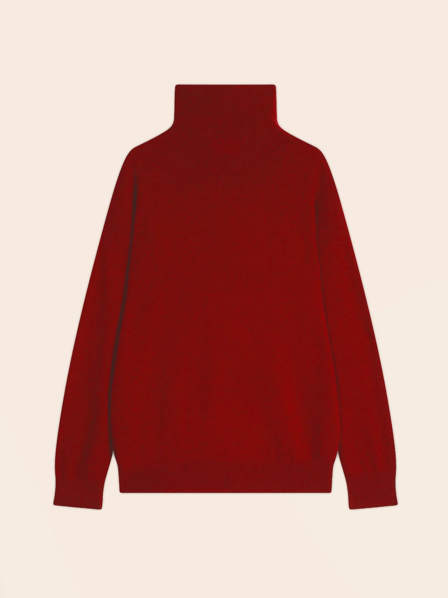 NETHAN pullover stehkragen rubis