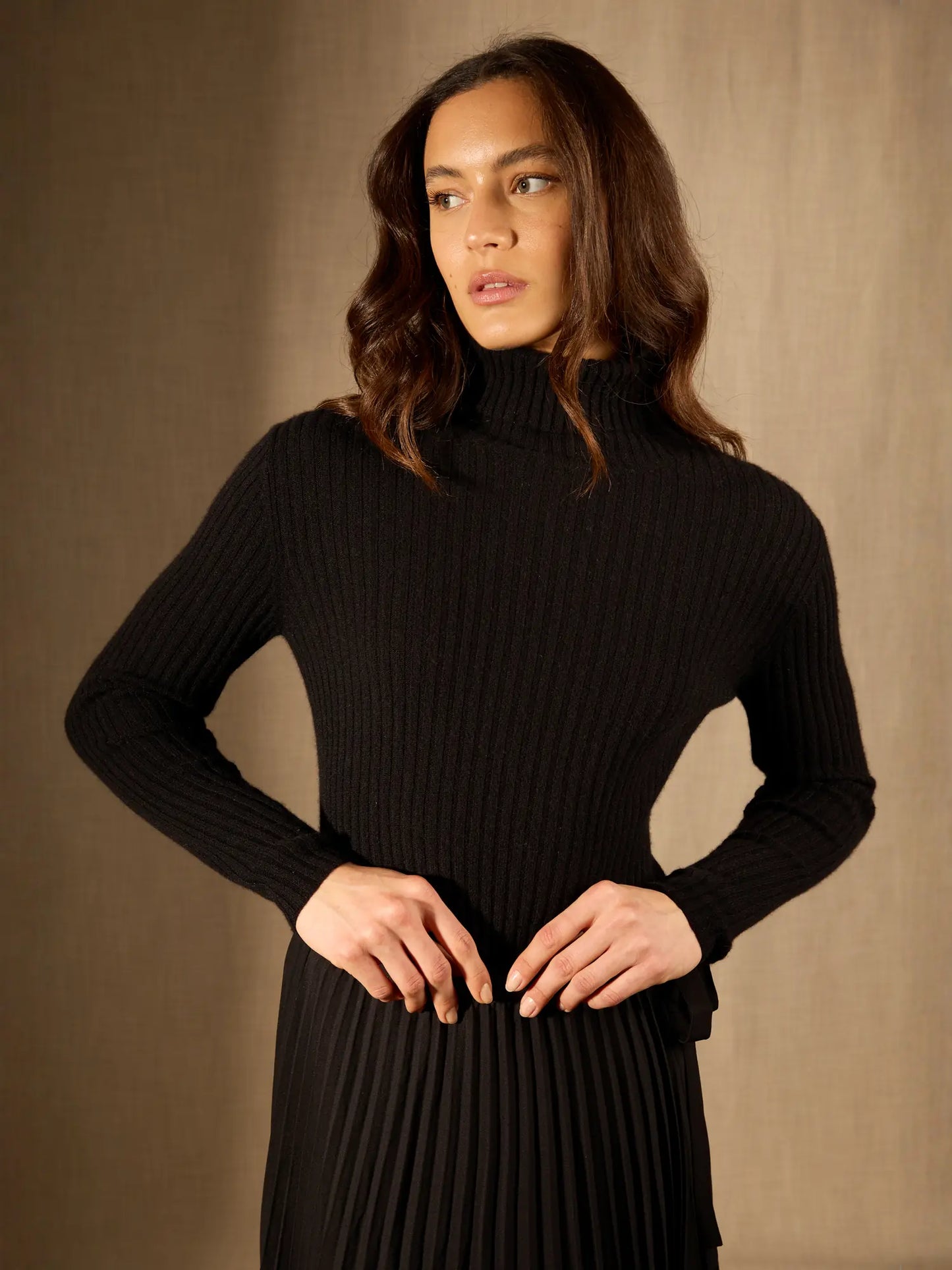 LIORA pullover rollkragen schwarz