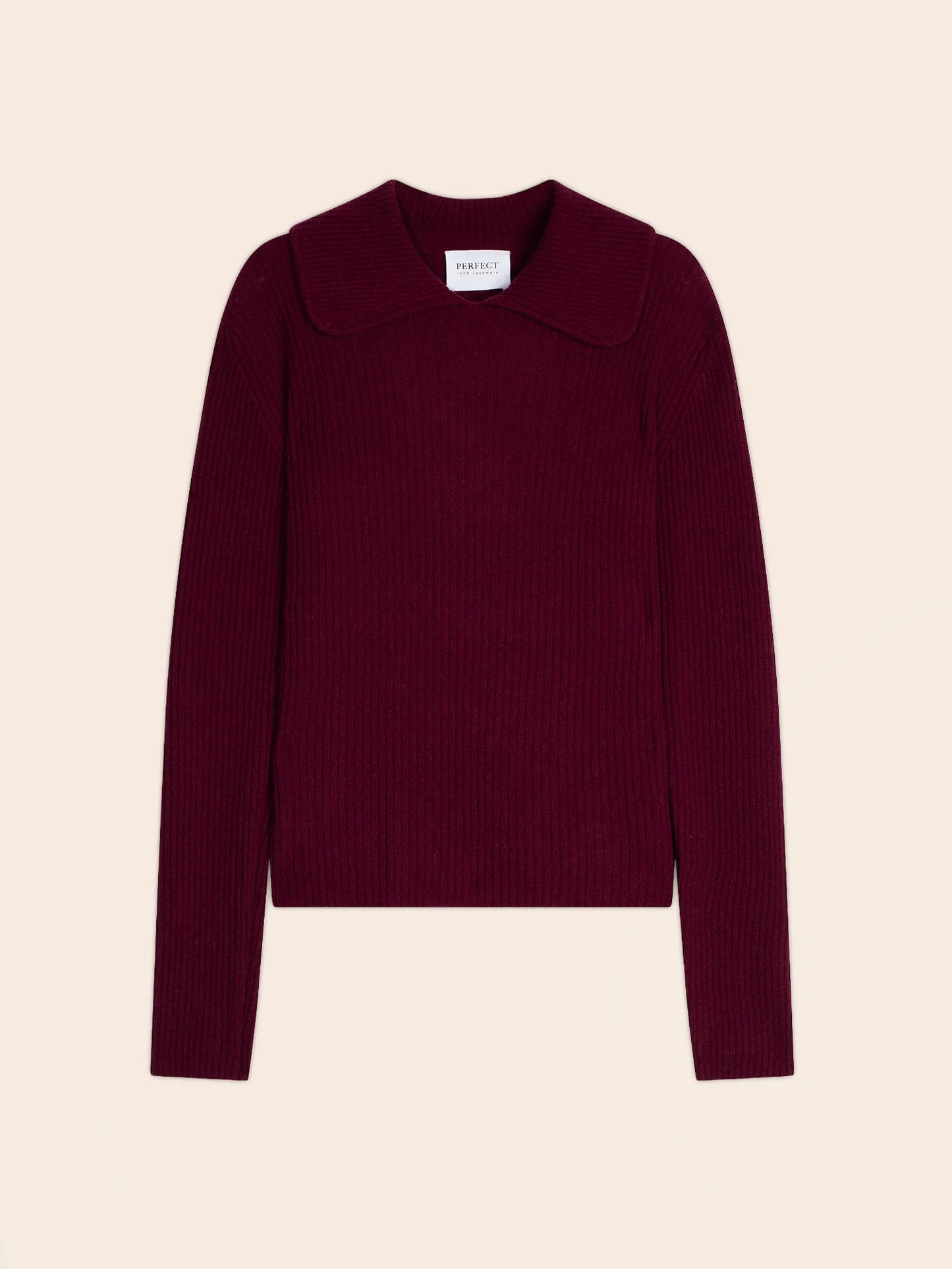 ARLENA sweater col claudine burgundy
