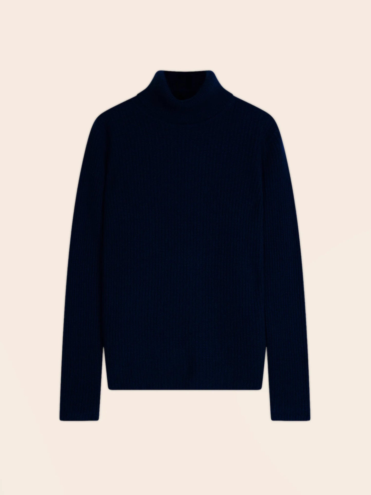 CELESTE sweater turtleneck 4 ply navy
