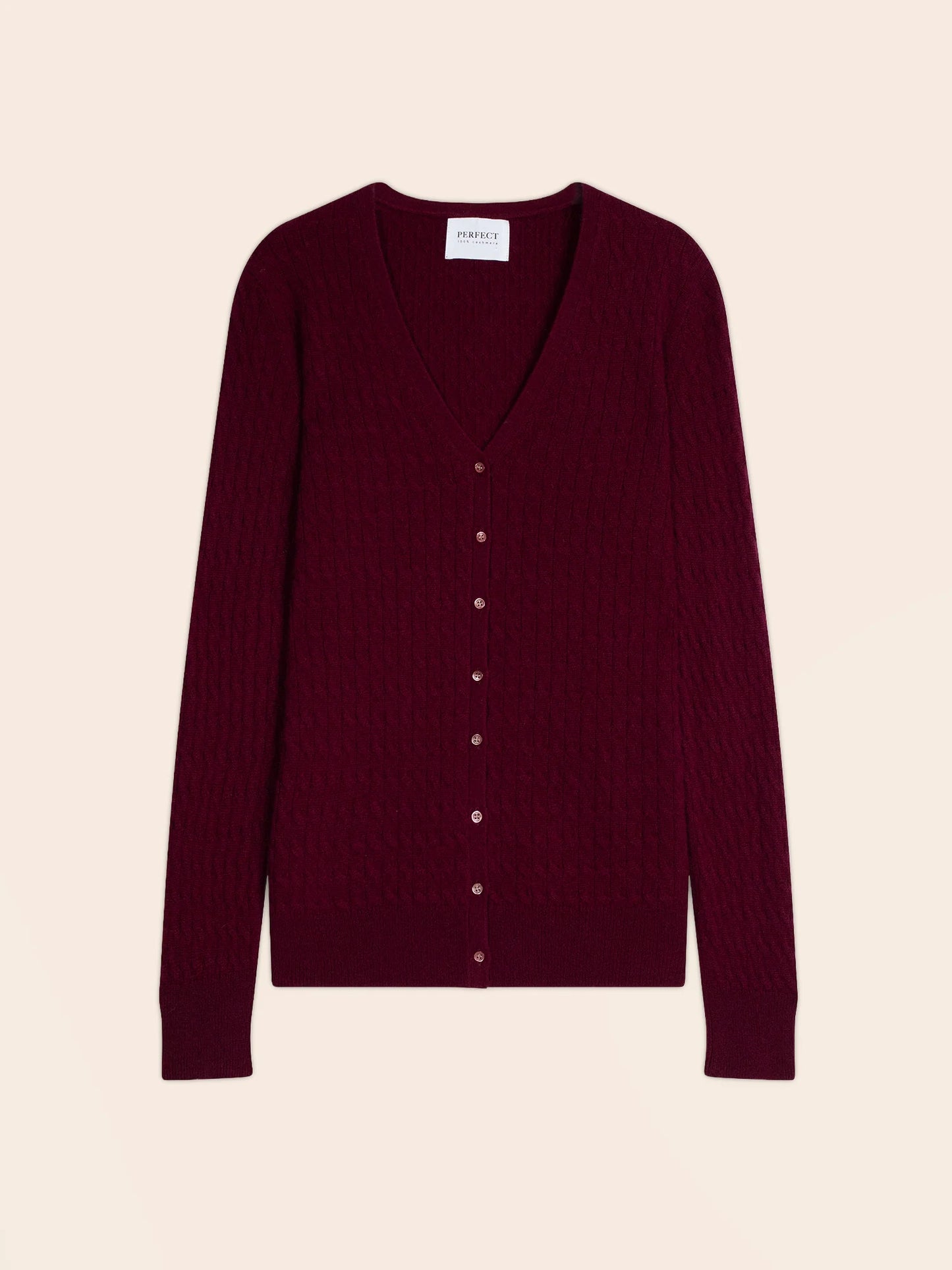 SERAPHINA cardigan v-neck burgundy