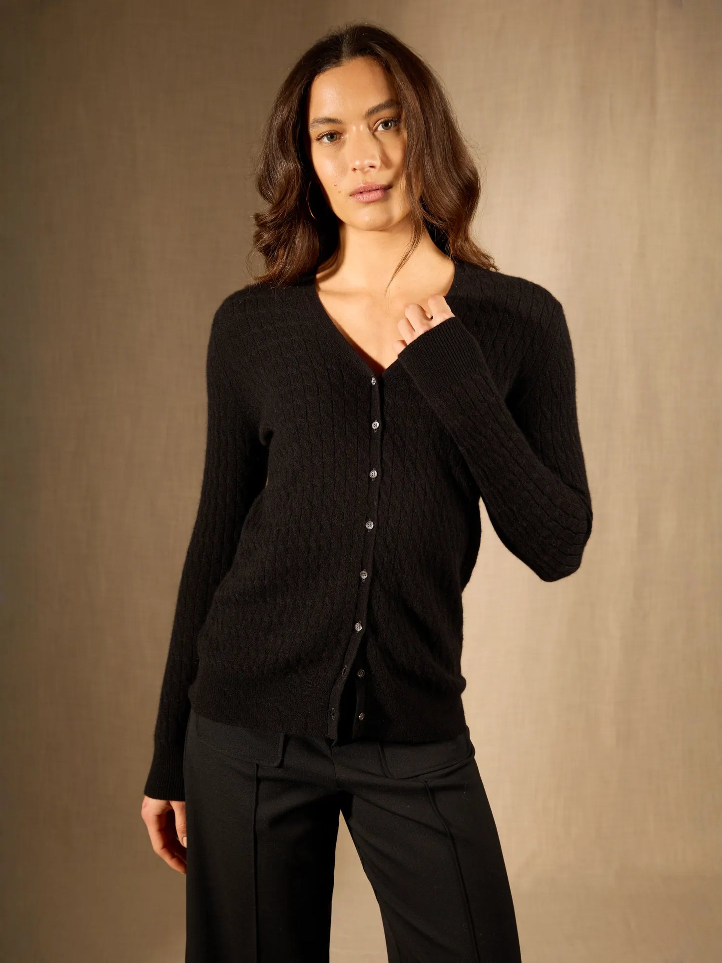 SERAPHINA cardigan v-neck black