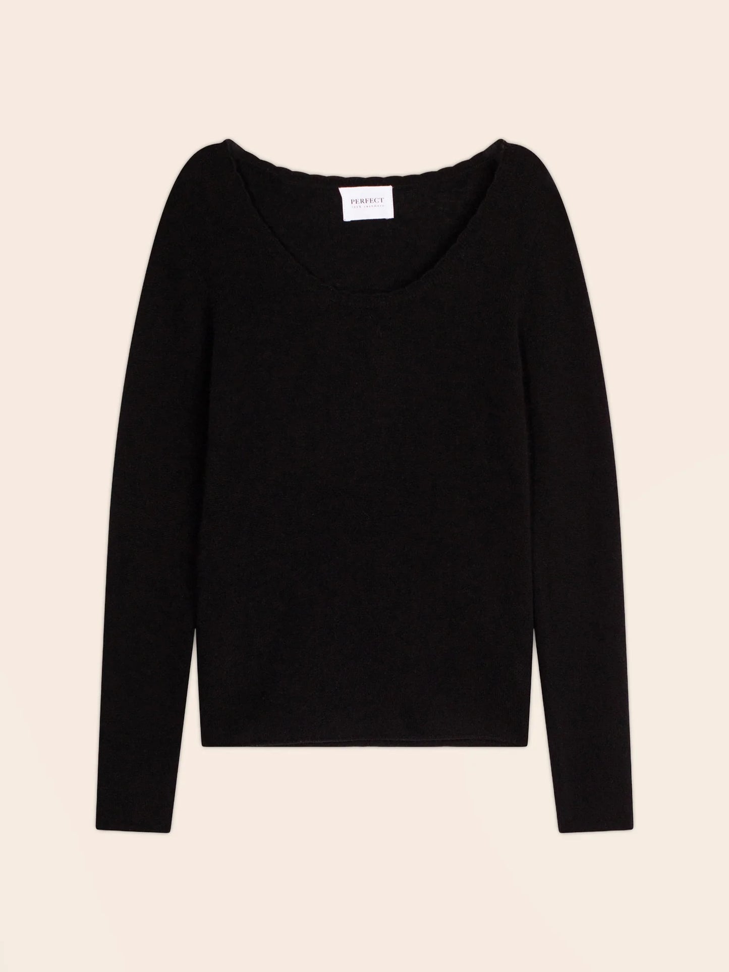 CYLENA sweater boat neck black