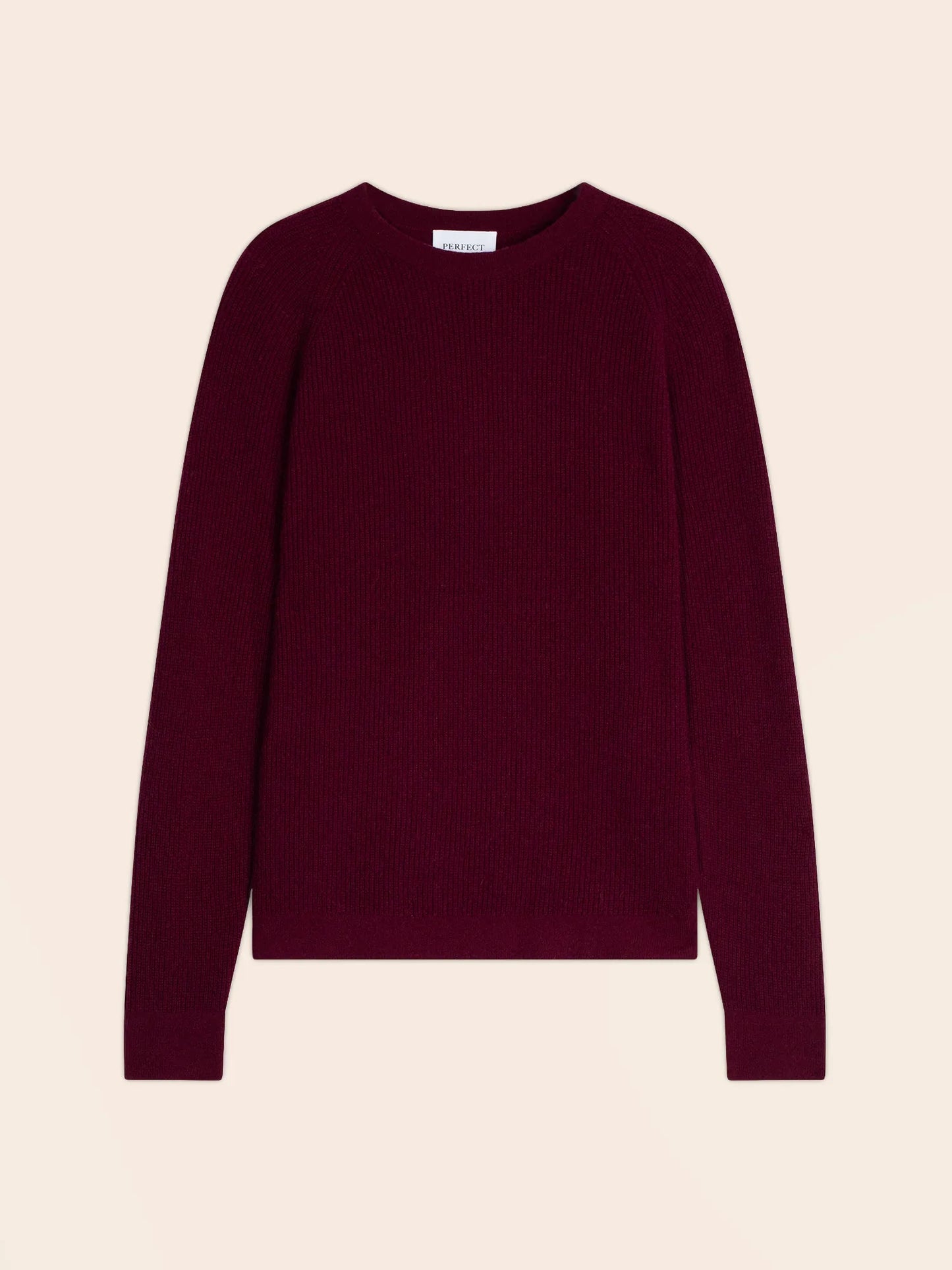 SOUNA sweater crew neck burgundy