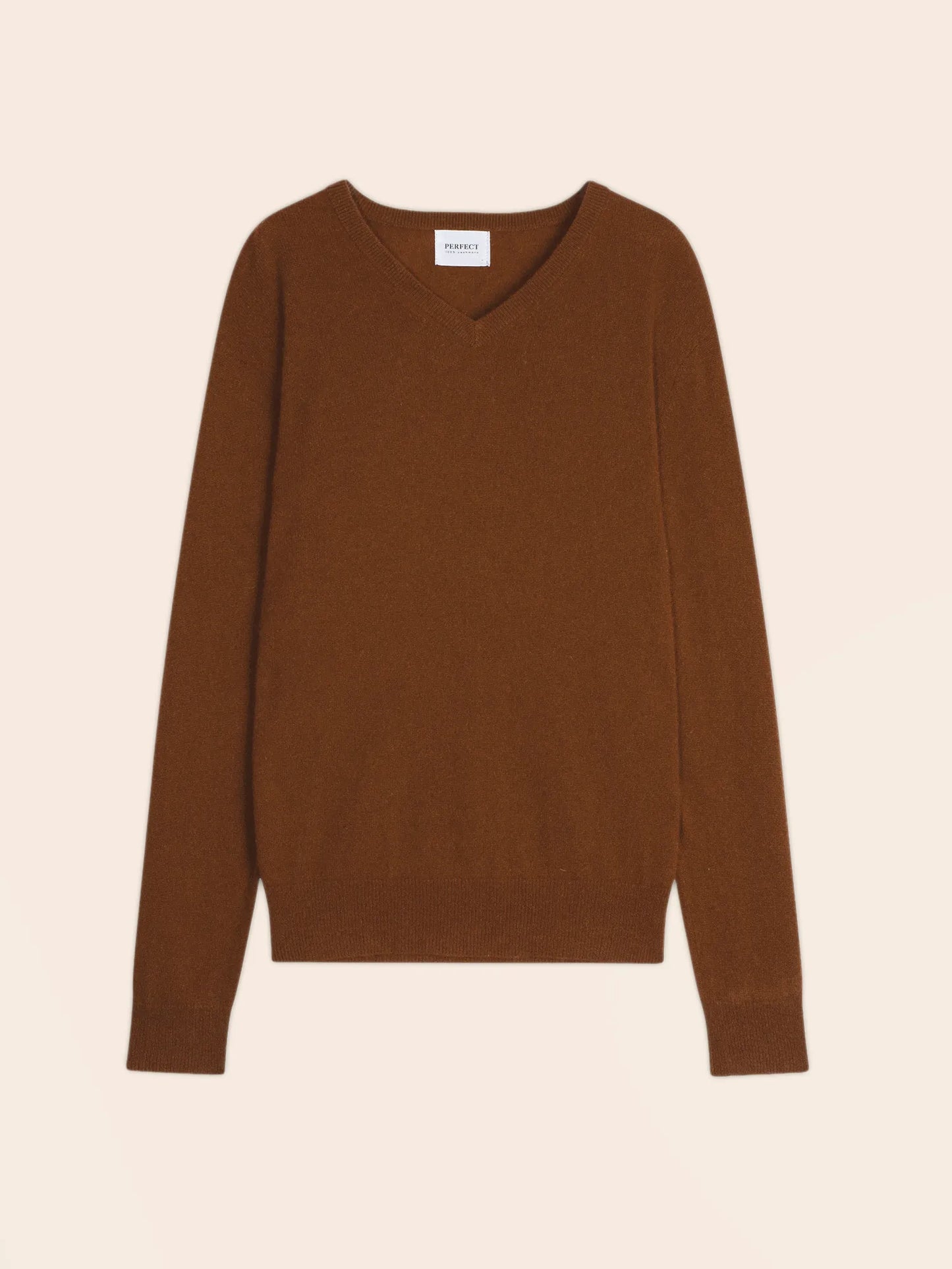 ALEXANDER sweater v-neck chestnut