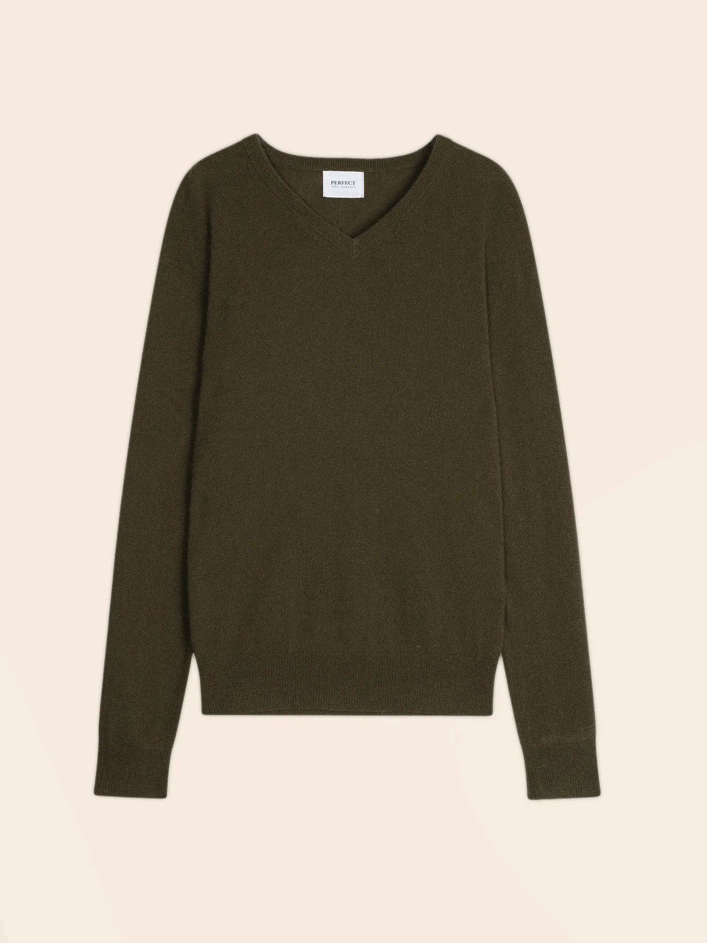 ALEXANDER sweater v-neck chestnut brown