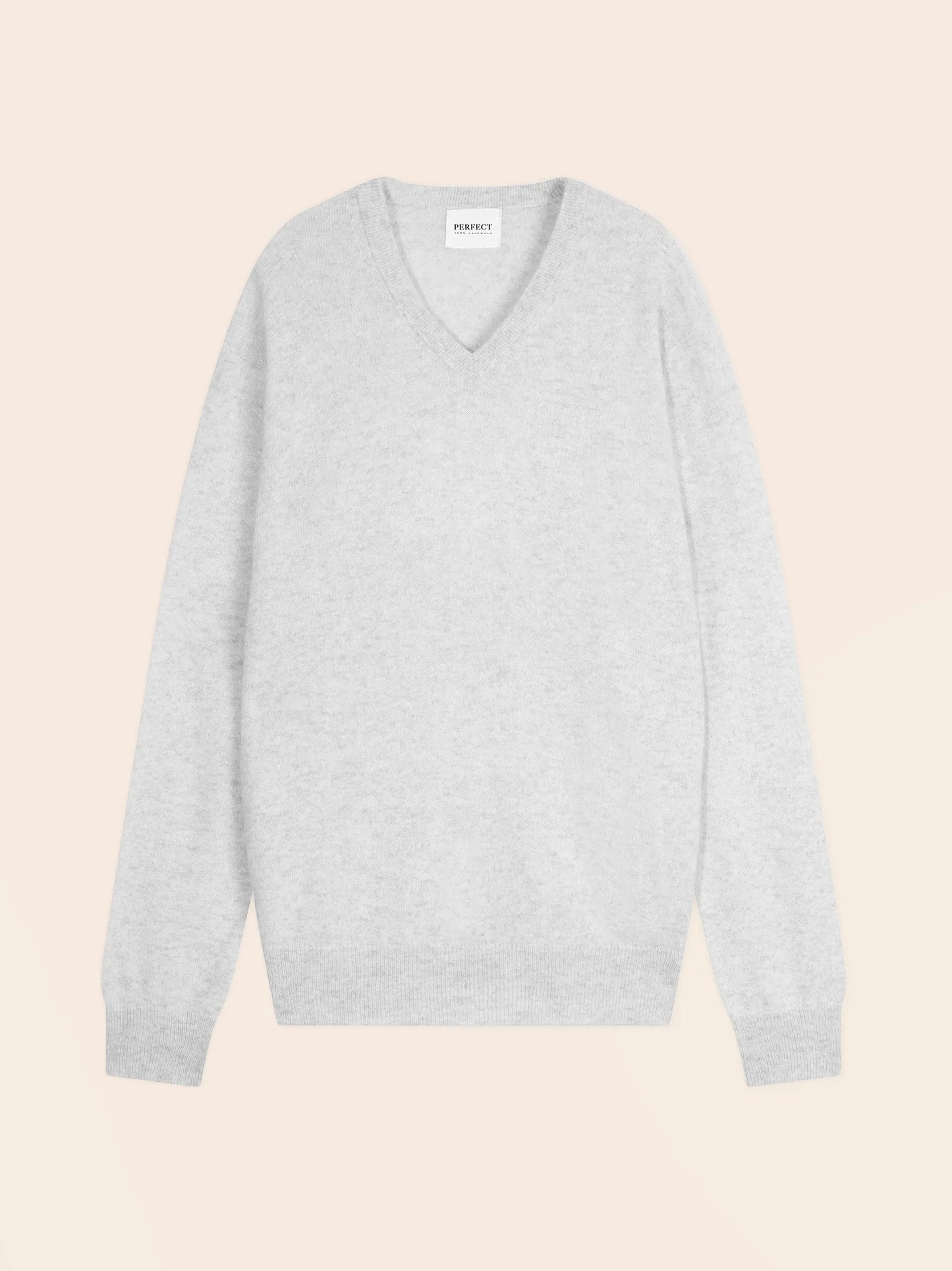 ALEXANDER sweater v-neck heather pearl grey