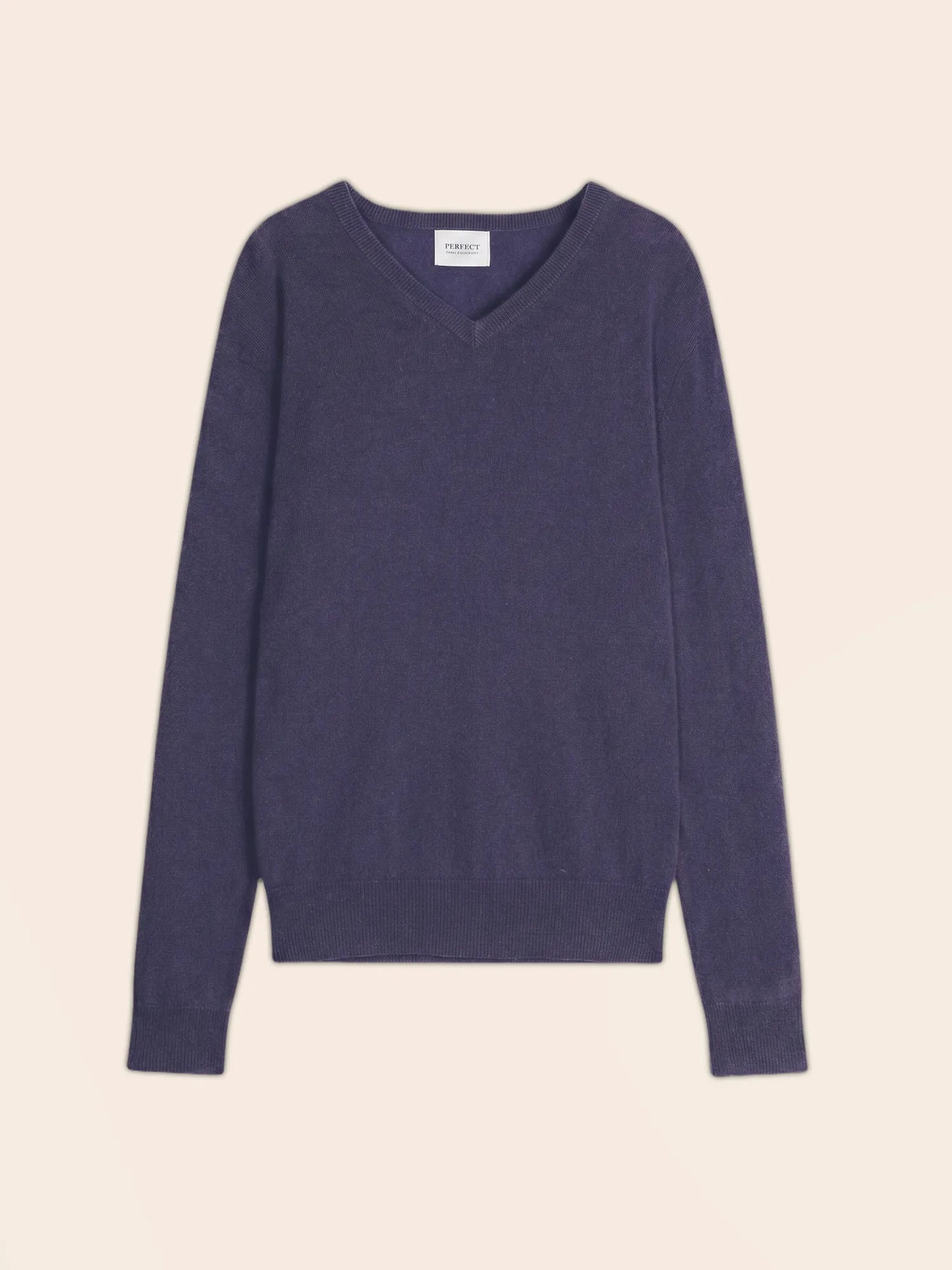 ALEXANDER sweater v-neck heather purple grey