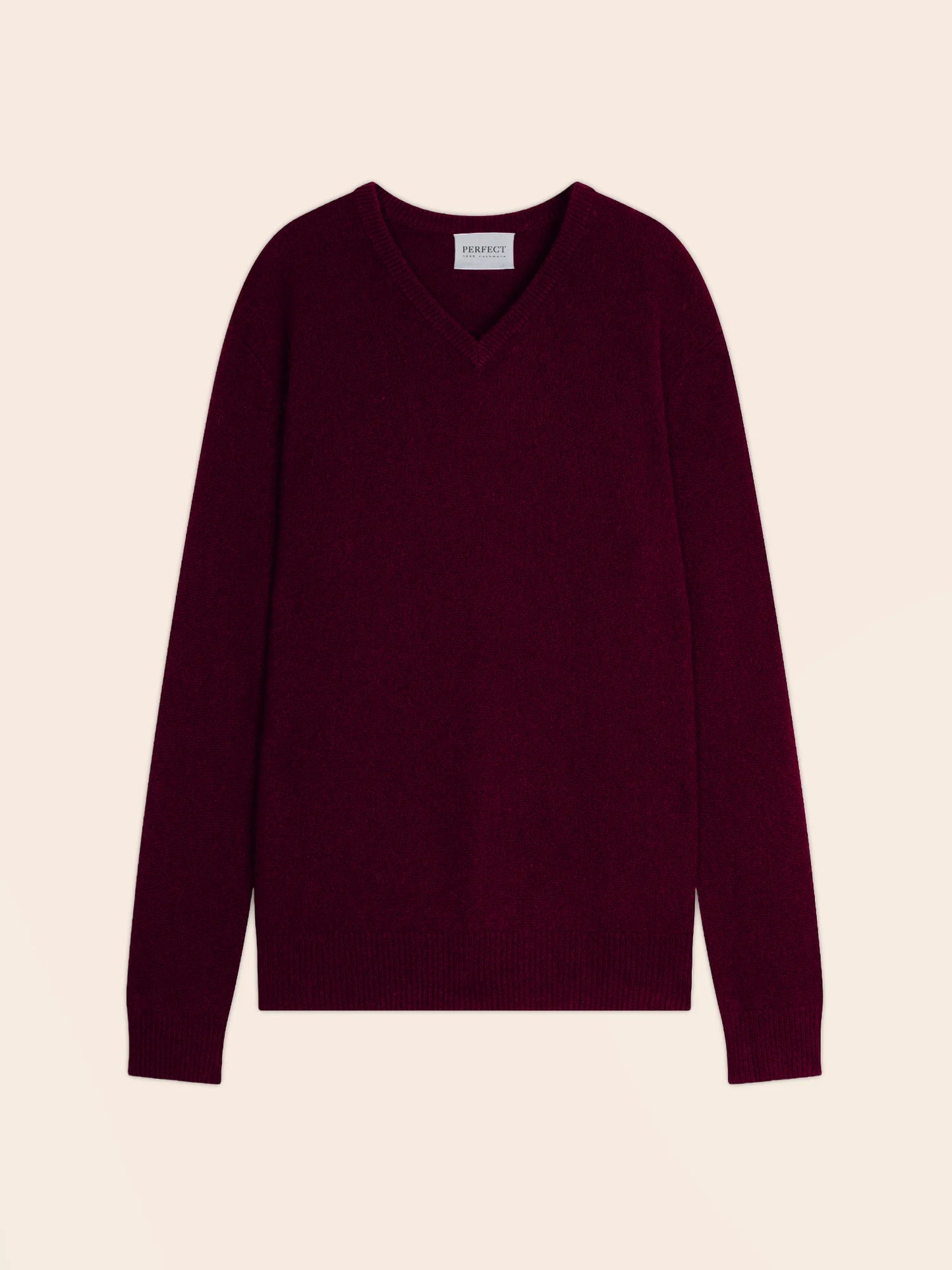 ENZO sweater v-neck 4 ply blackberry