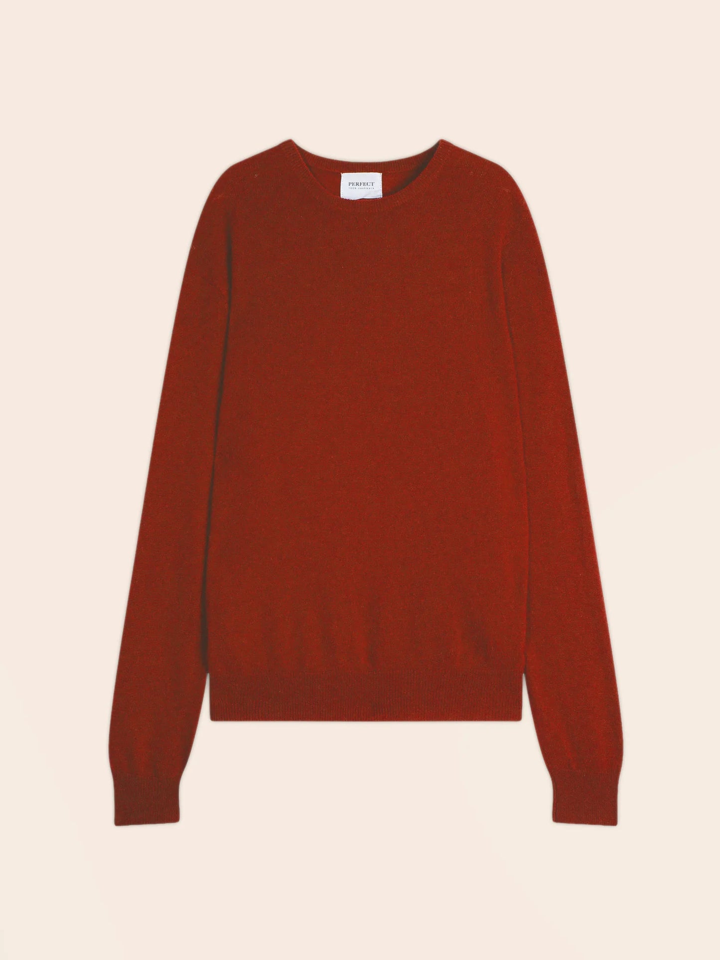 BLAKE pullover rundhalsausschnitt paprika