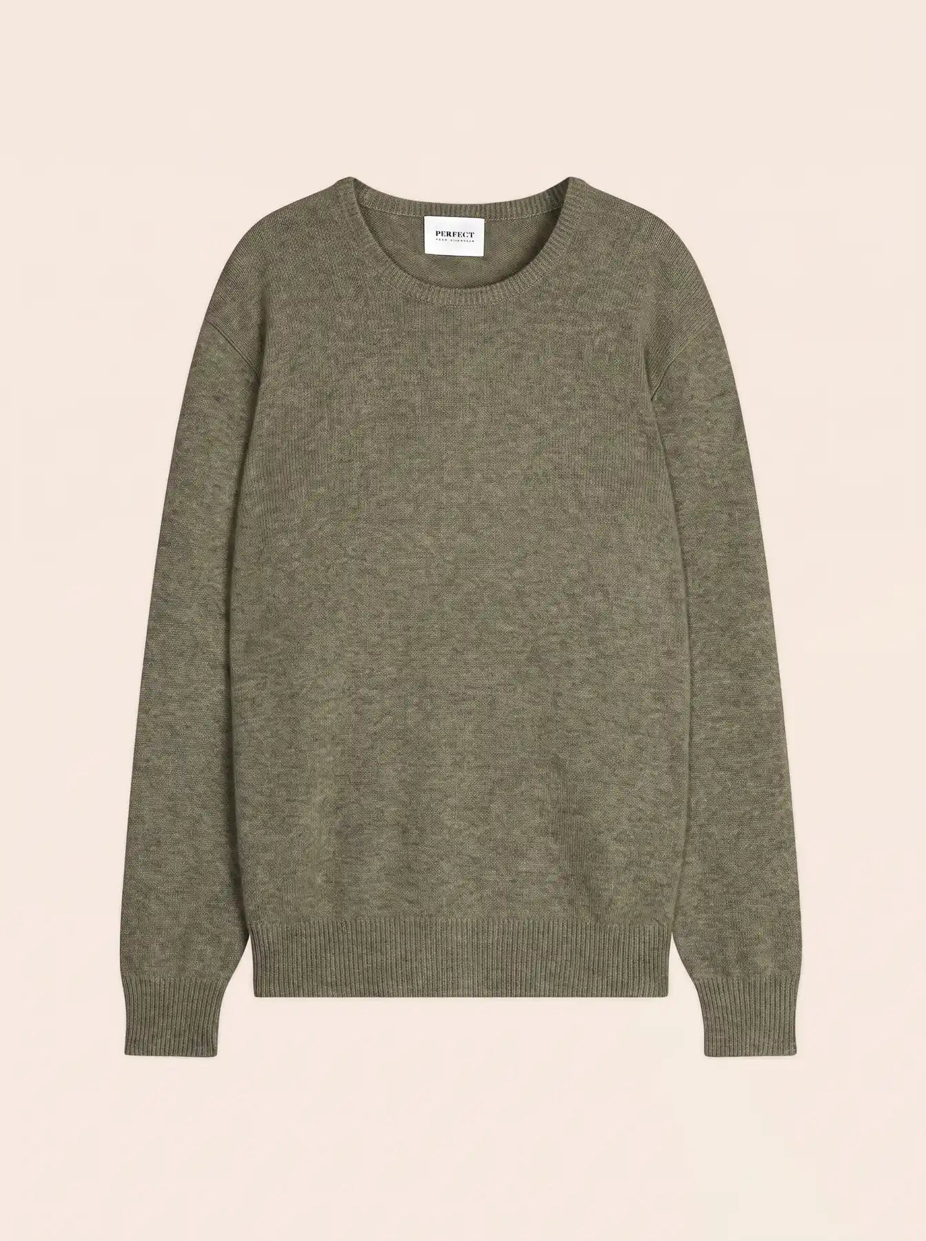 EDEN pullover rundhalsausschnitt 4-fädig bronze meliert