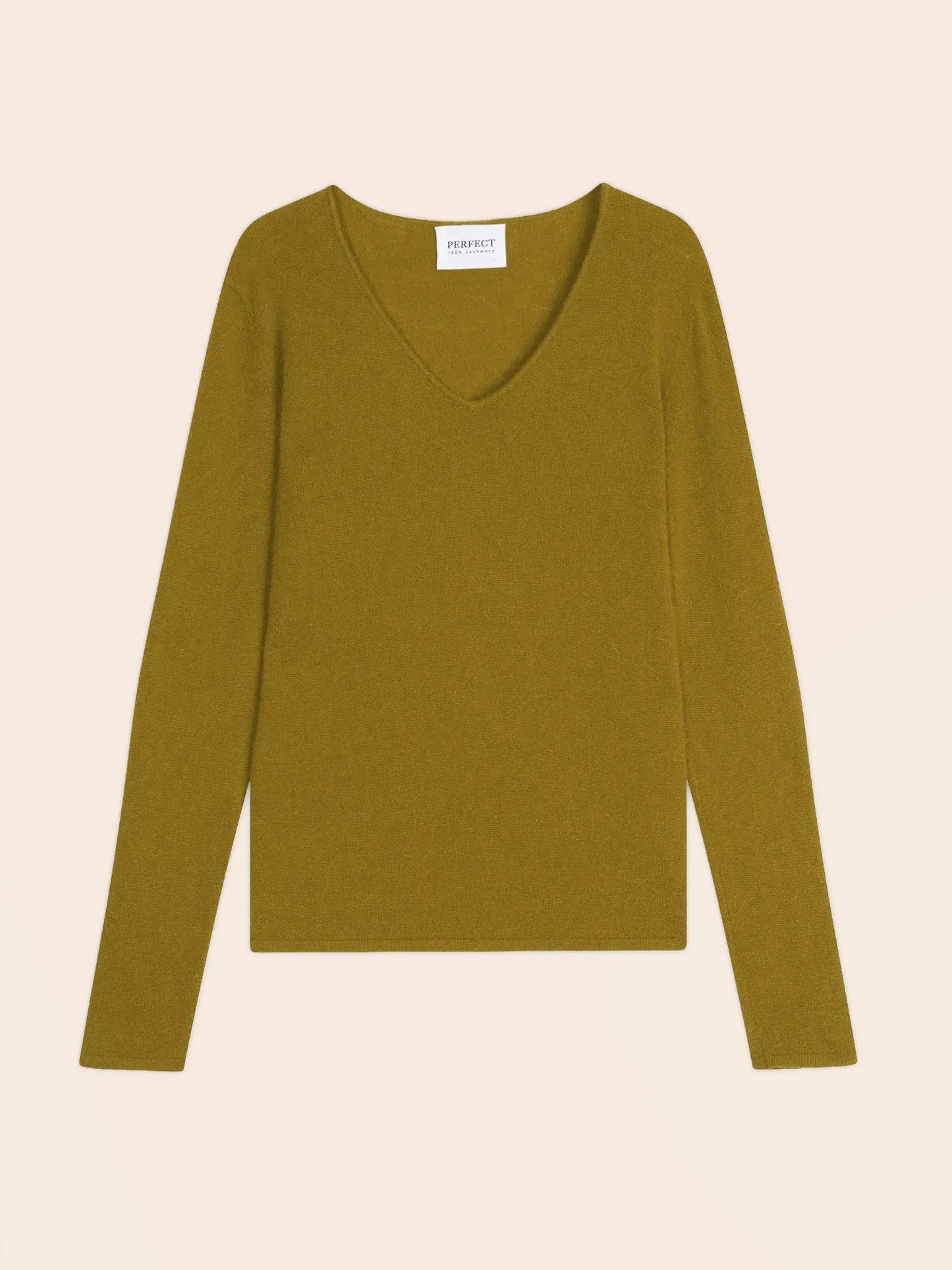 SHANNON sweater v-neck gold