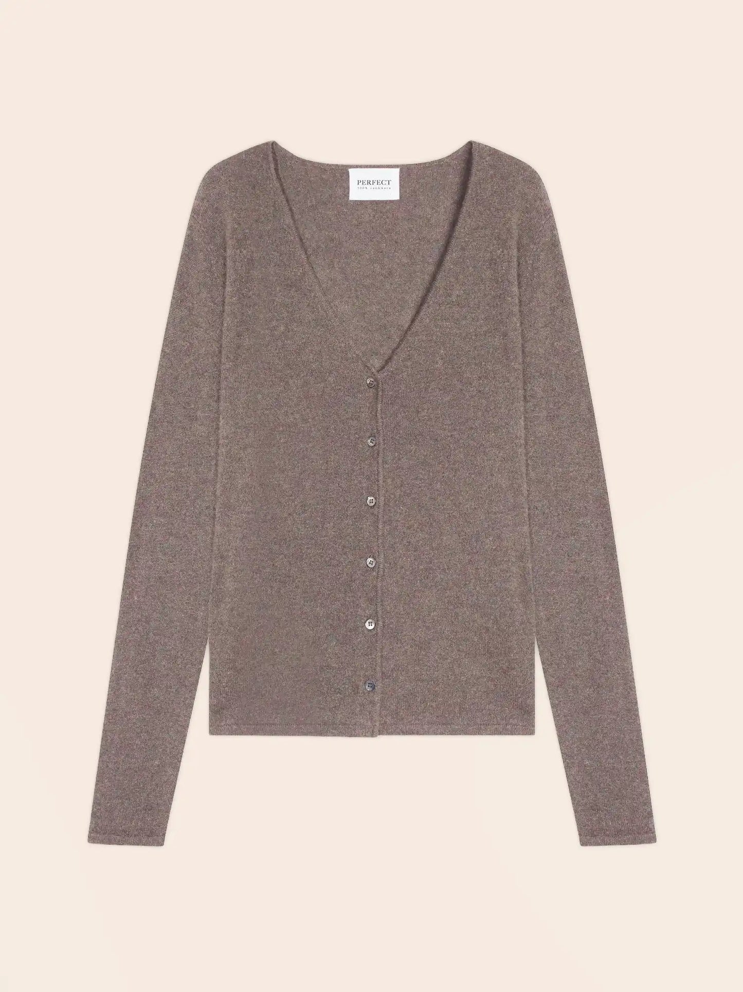 PAIGE cardigan v-neck heather caribou
