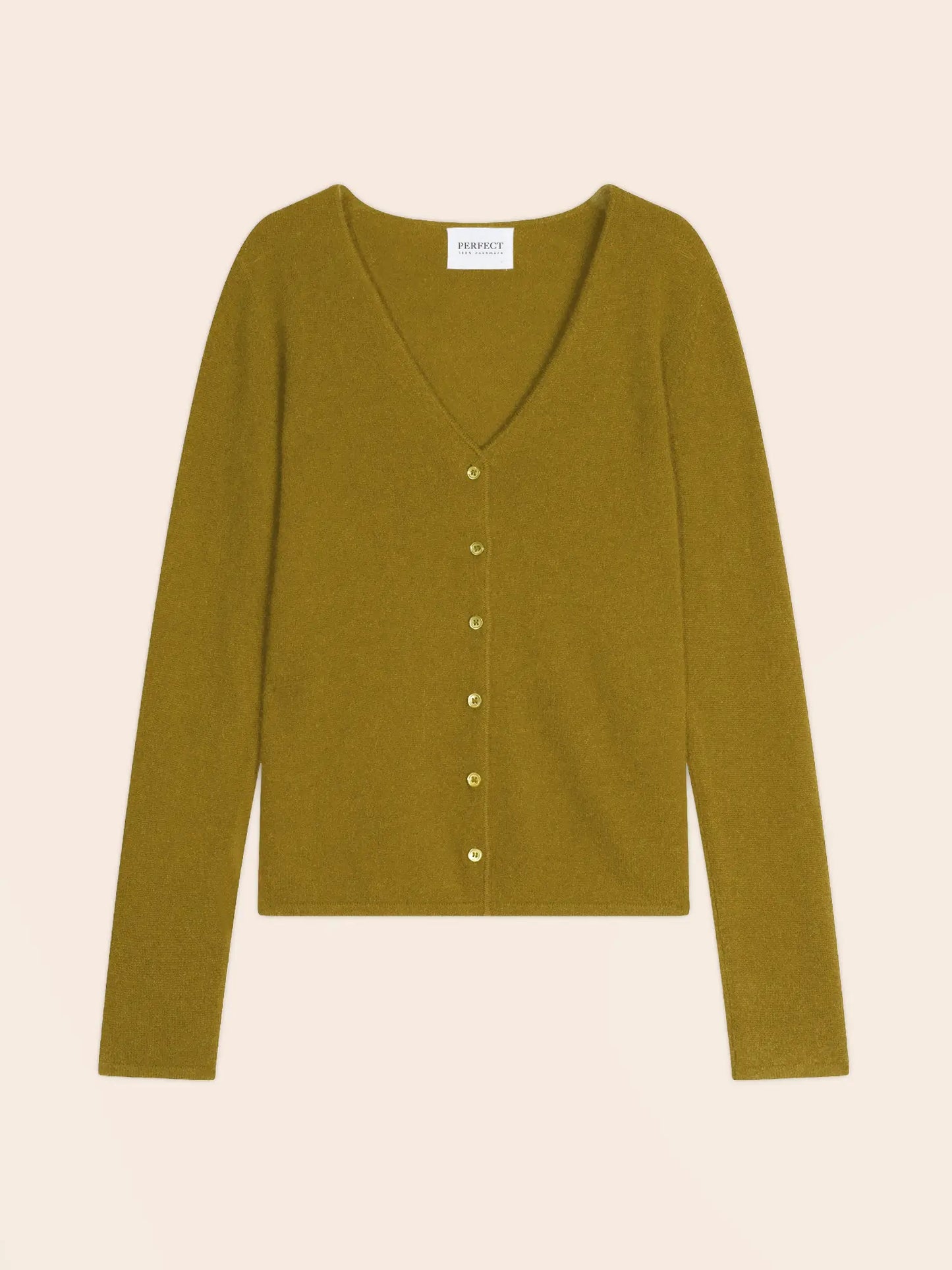 PAIGE cardigan v-neck gold