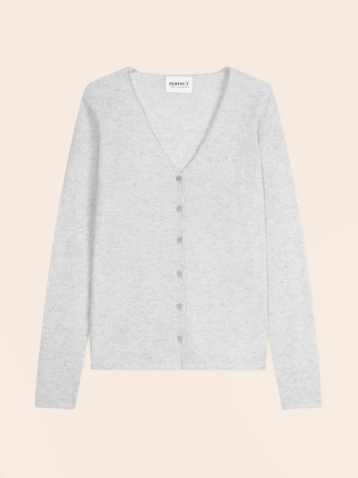 PAIGE cardigan v-neck heather pearl grey