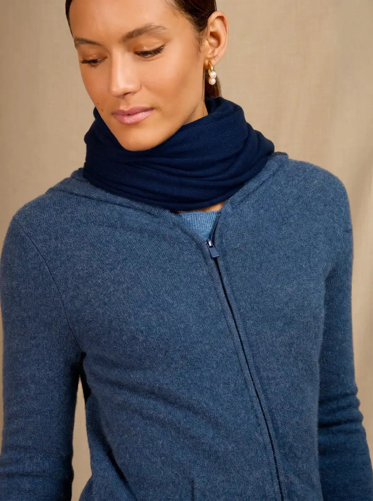KELLY scarf midnight