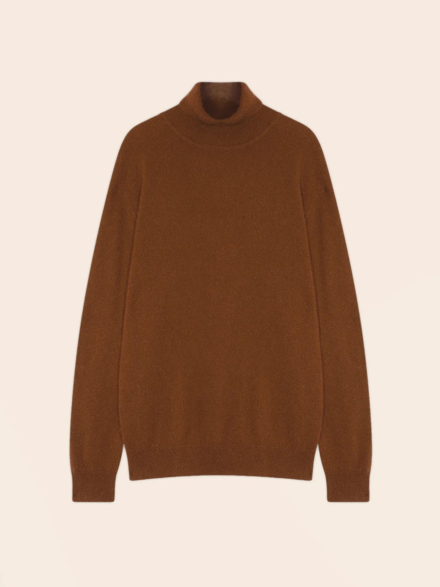 TREVOR sweater turtleneck chestnut
