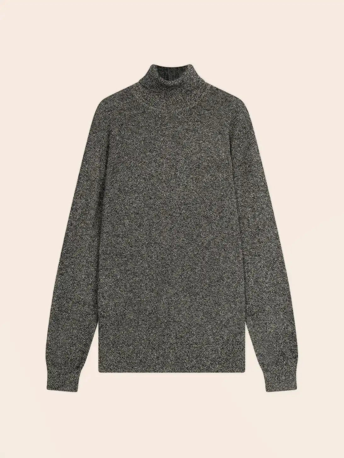 TREVOR sweater turtleneck black and white
