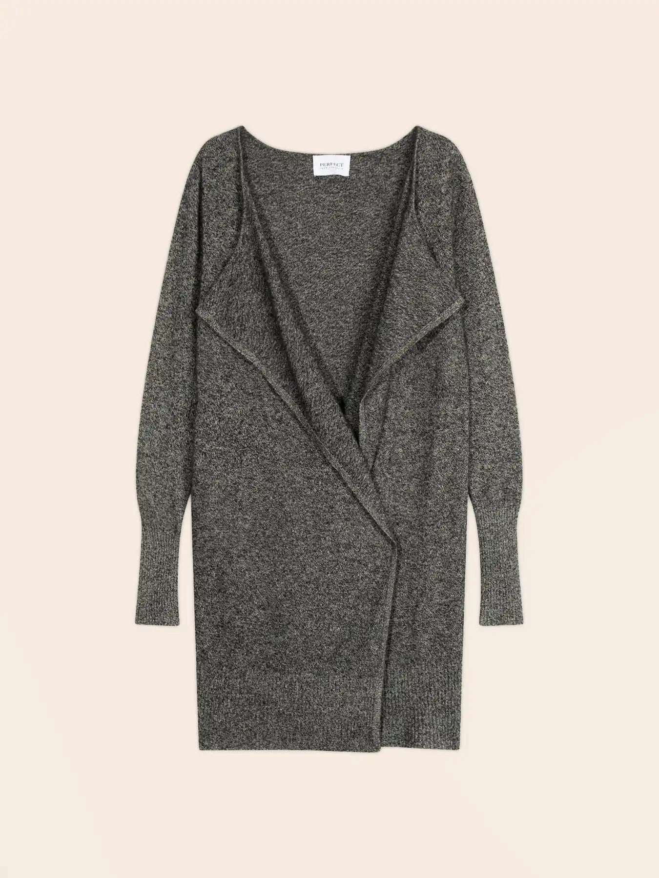 ABIGAIL jacket long black and white