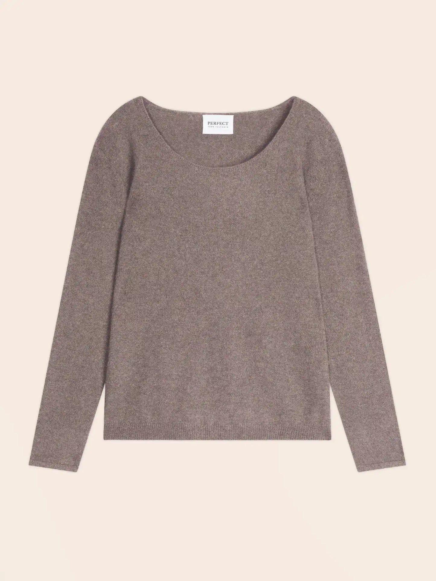 LINDSAY sweater crew neck heather caribou