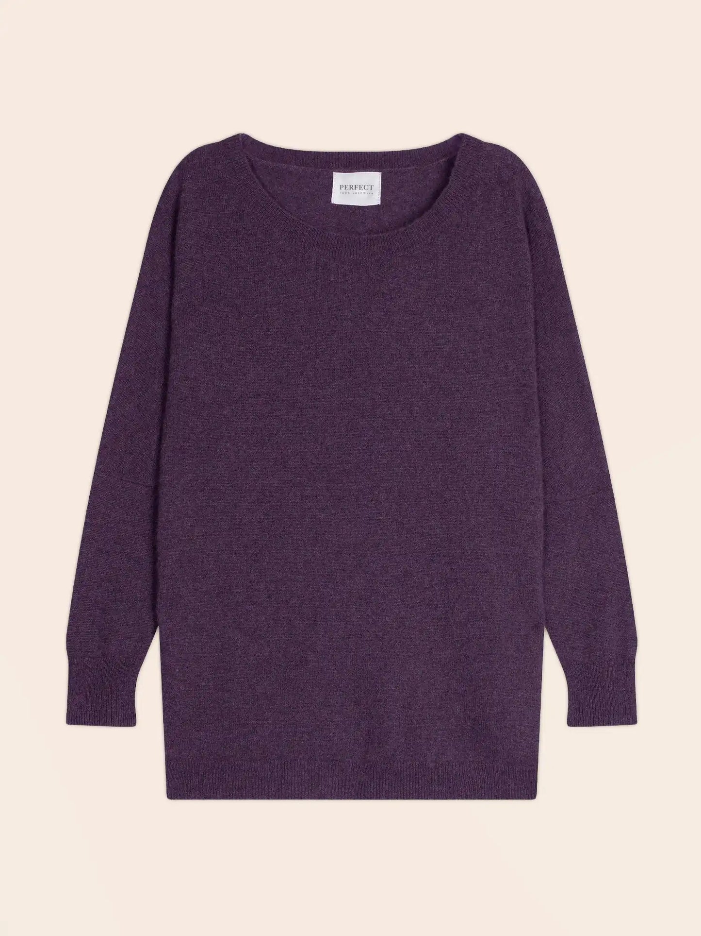 MOLLY pullover chauve souris violett meliert