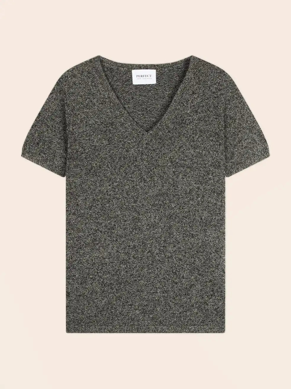 EFIMIA t-shirt v-neck black and white