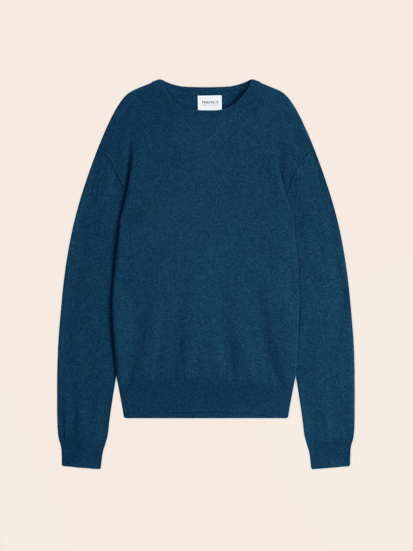 SOAN pullover rundhalsausschnitt atlantik meliert