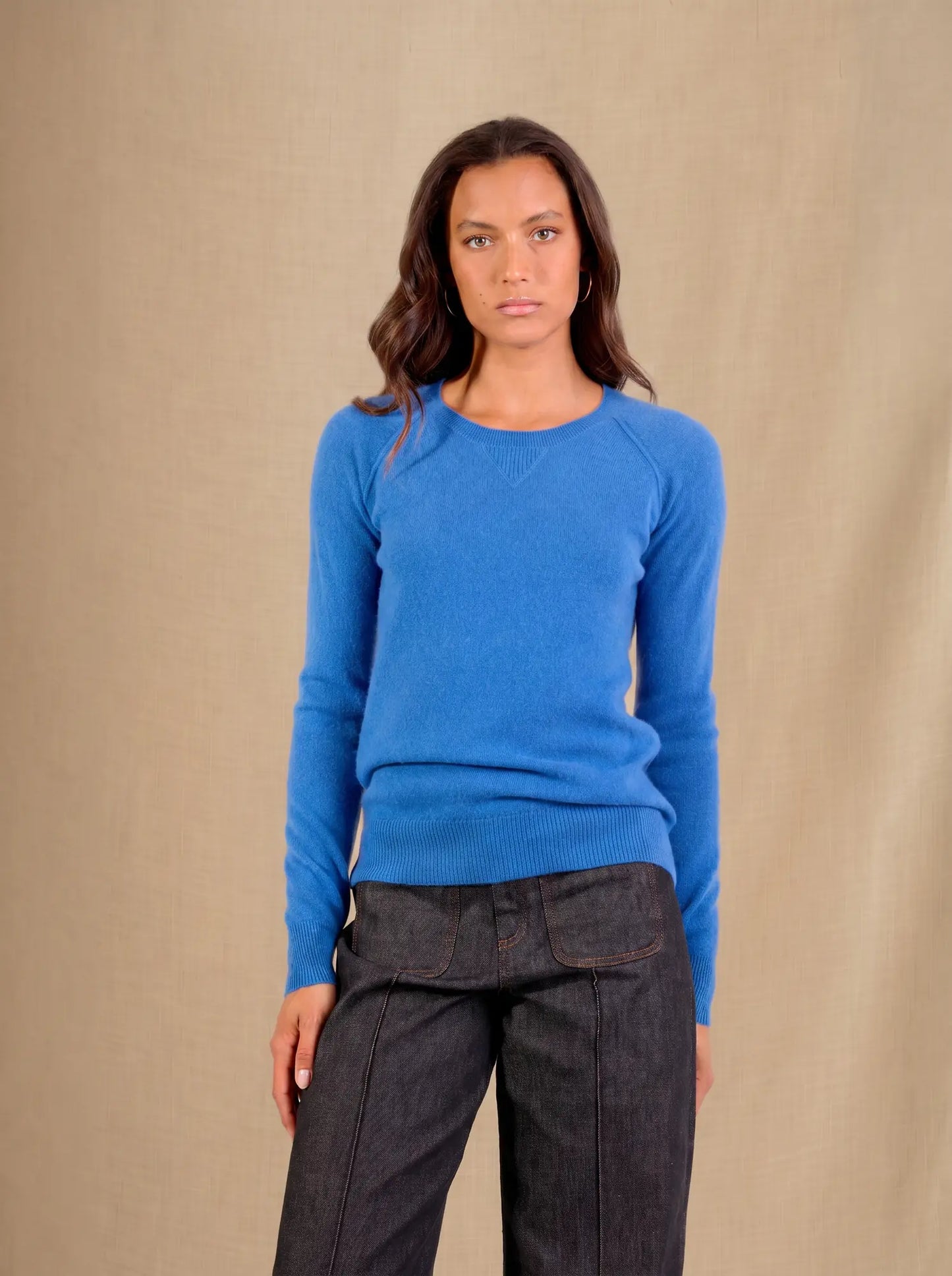 WILMA sweater crew neck slate