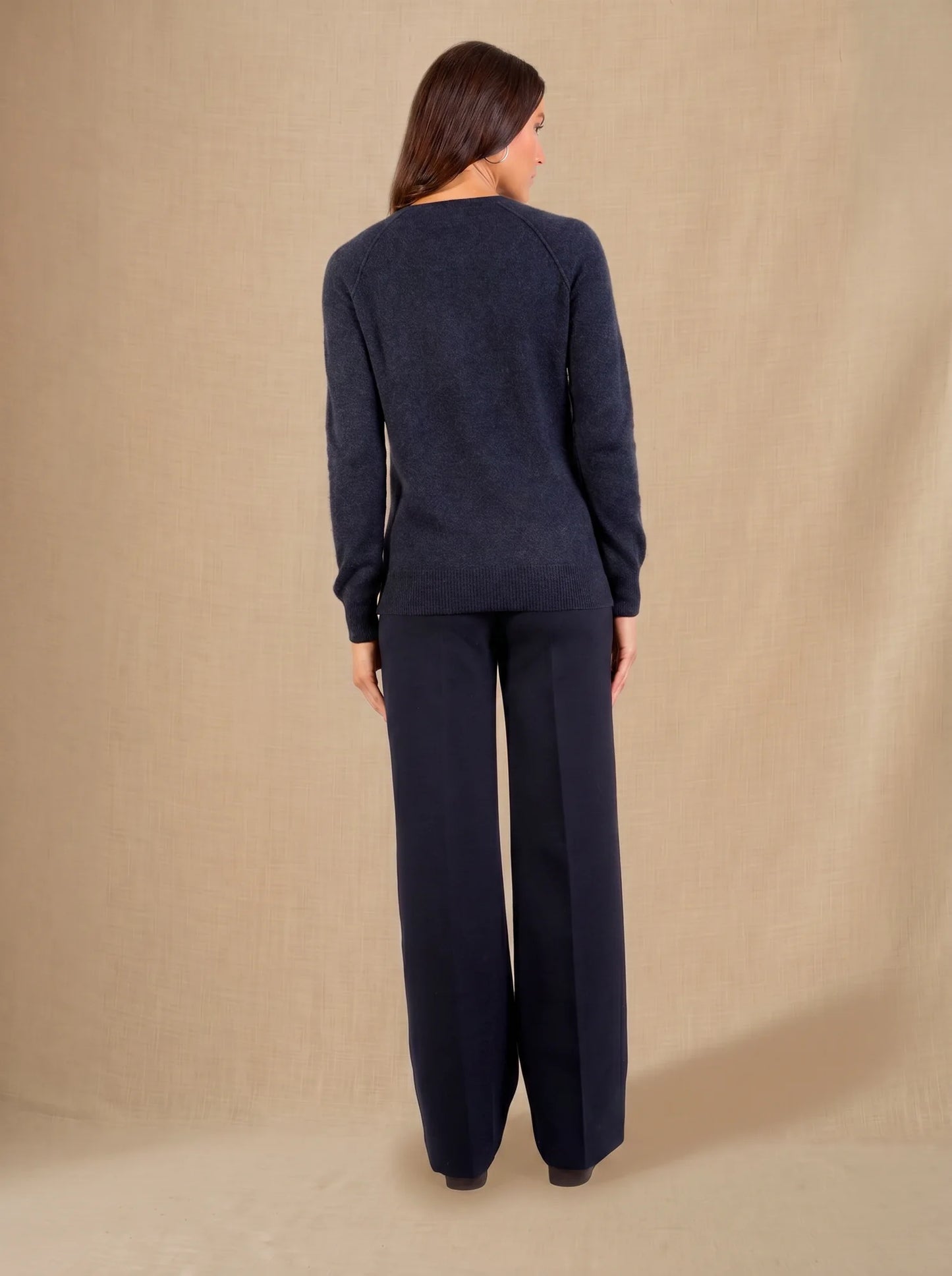 WILMA sweater crew neck caviar
