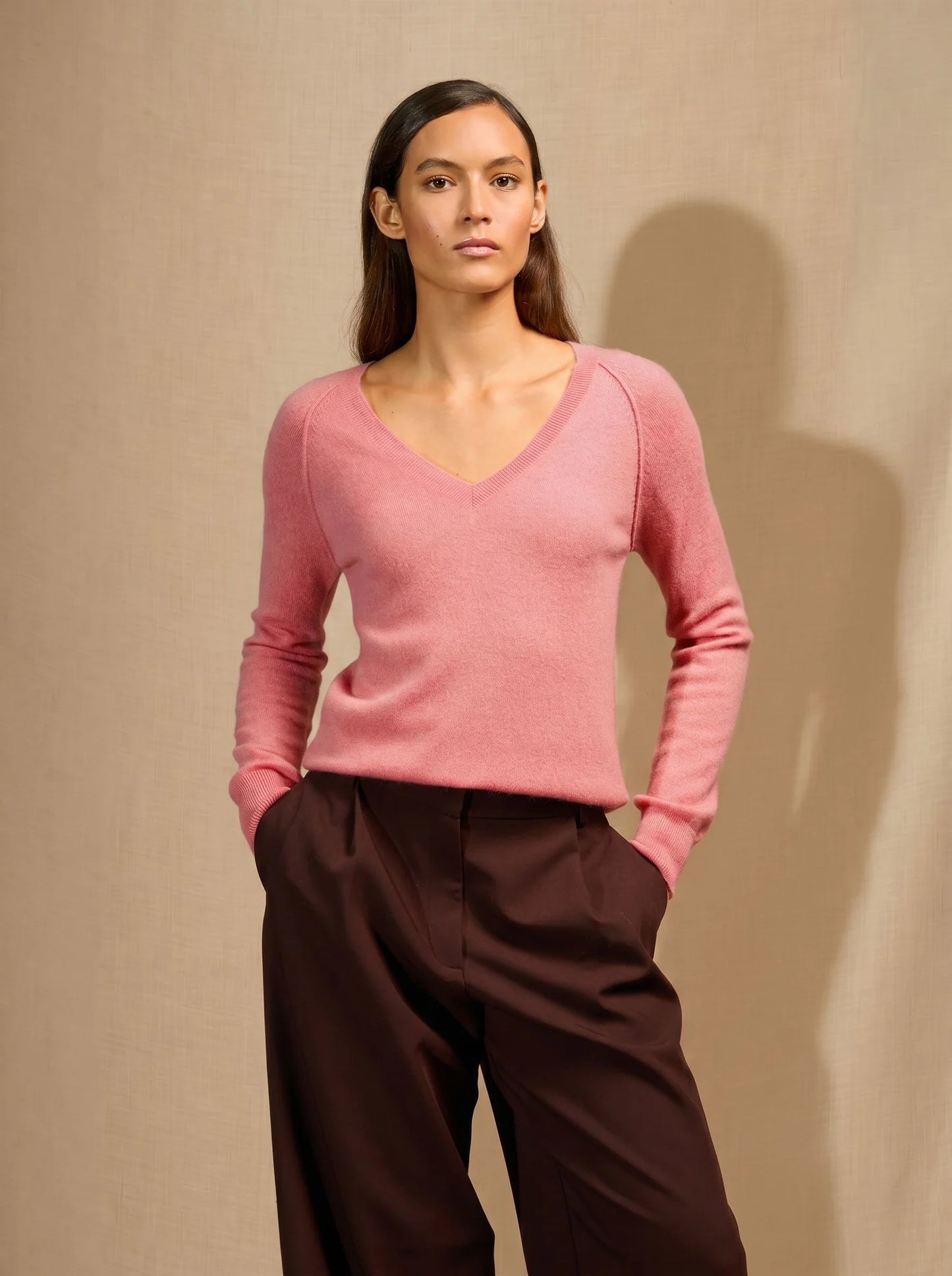 PENELOPE pullover v-ausschnitt jacinthe