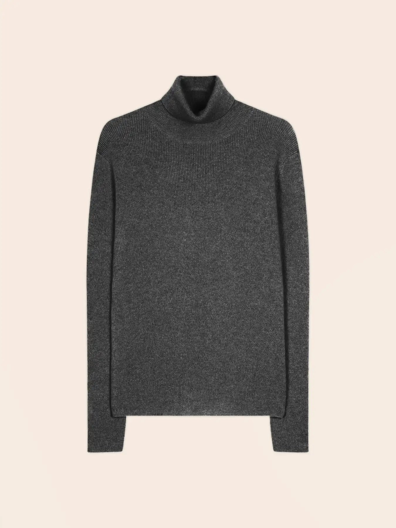 ELLY sweater turtleneck heather charcoal