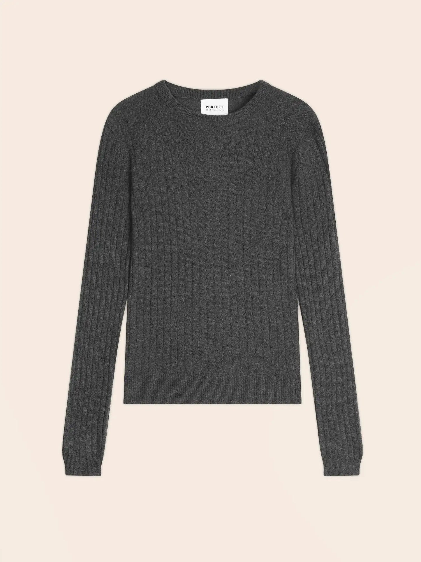 KYLIE sweater crew neck heather charcoal