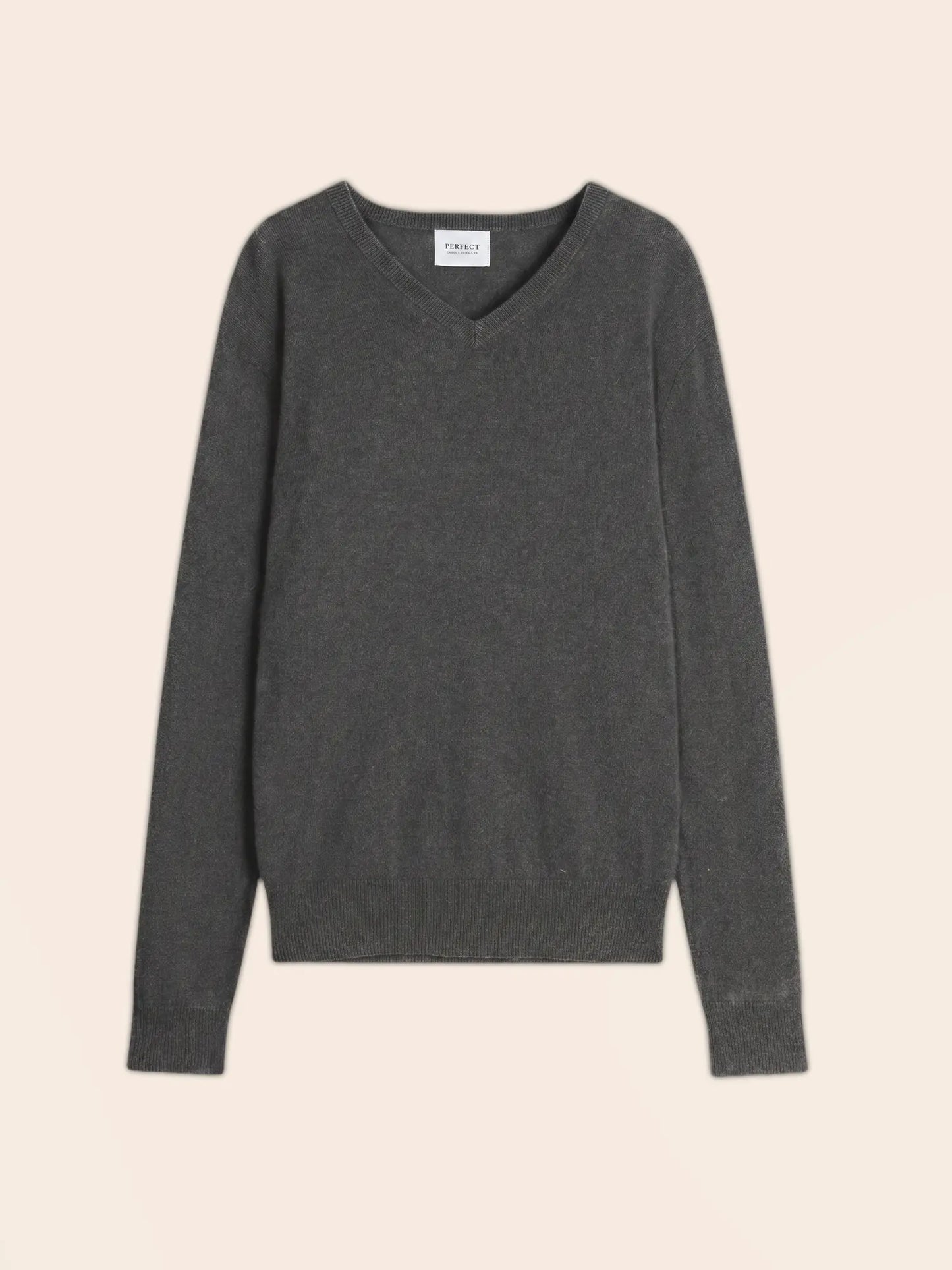 ALEXANDER sweater v-neck heather charcoal