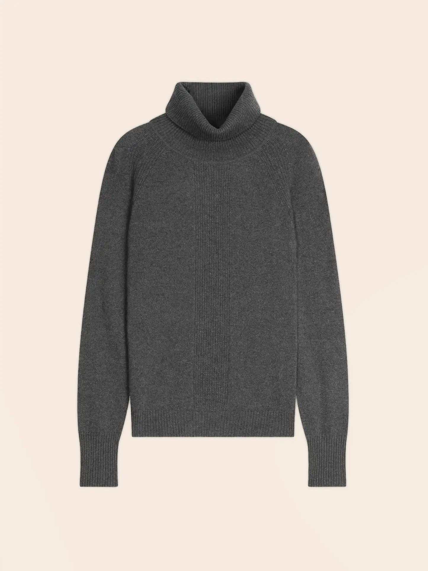 FLORIVIEN pullover rollkragen anthrazit meliert