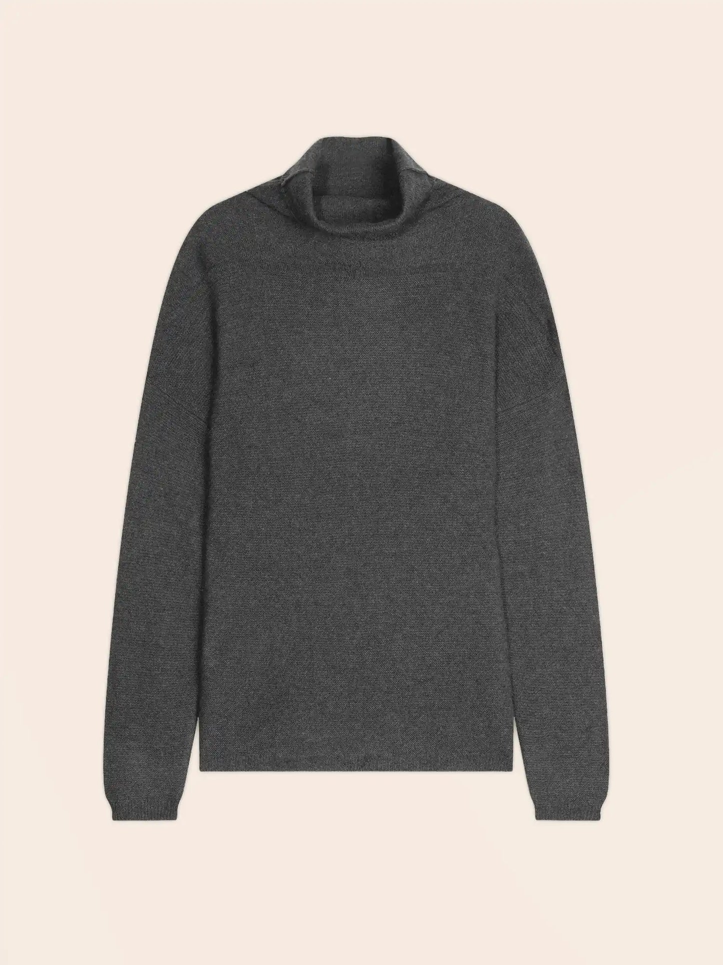 CEVARO sweater turtleneck heather charcoal