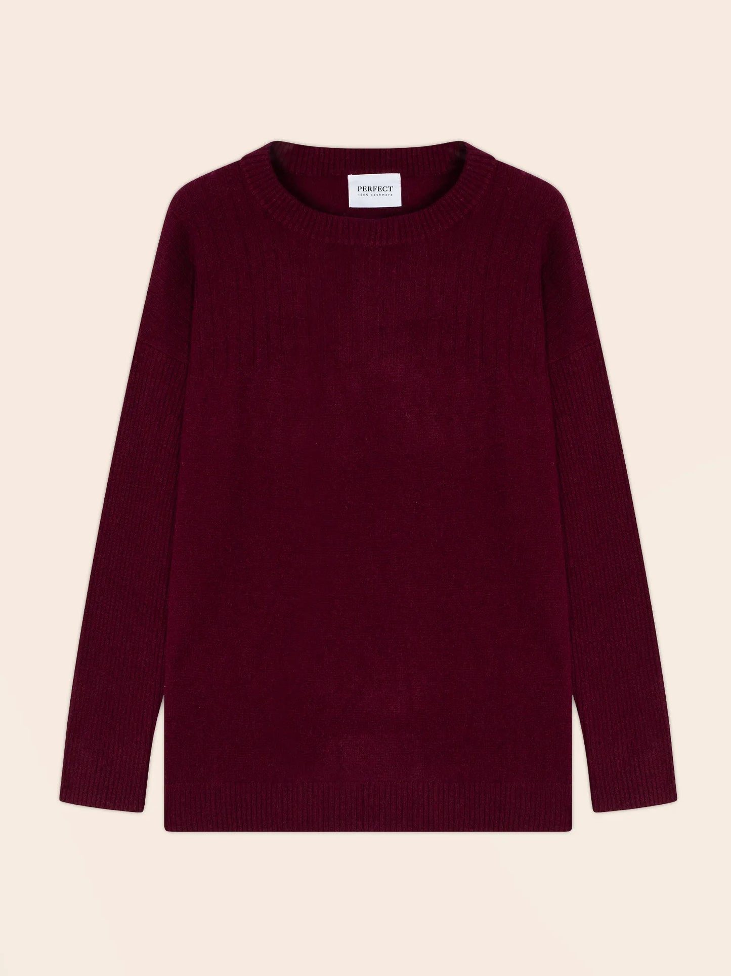 AMVIRA sweater crew neck burgundy