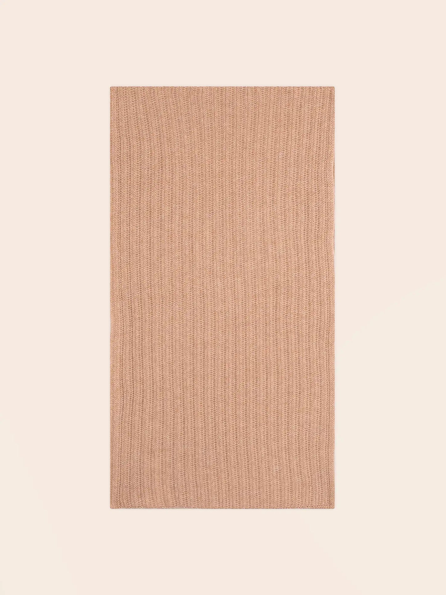 CLODY tour de cou 4 fils camel chiné