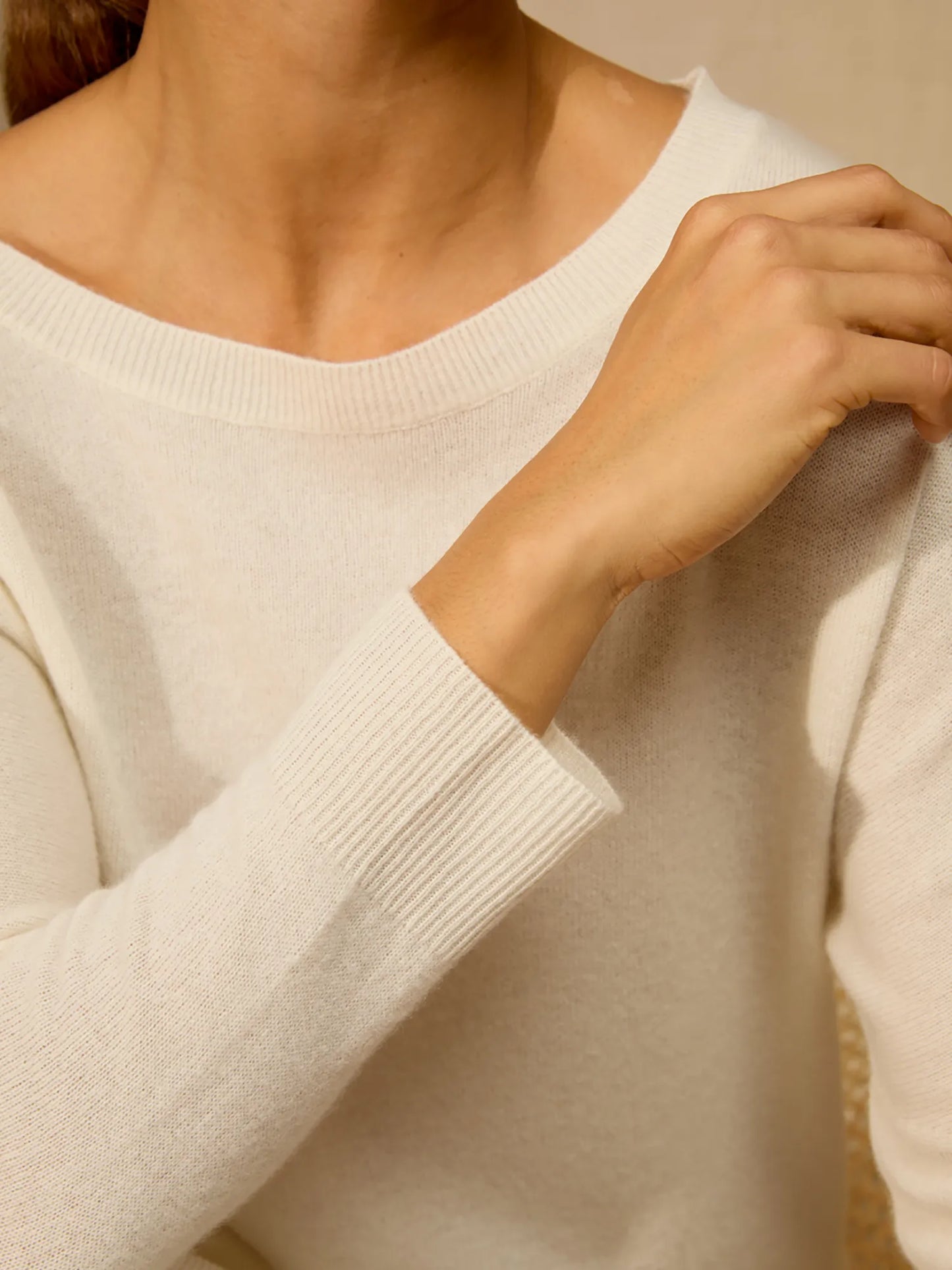 MOLLY sweater chauve souris ivory