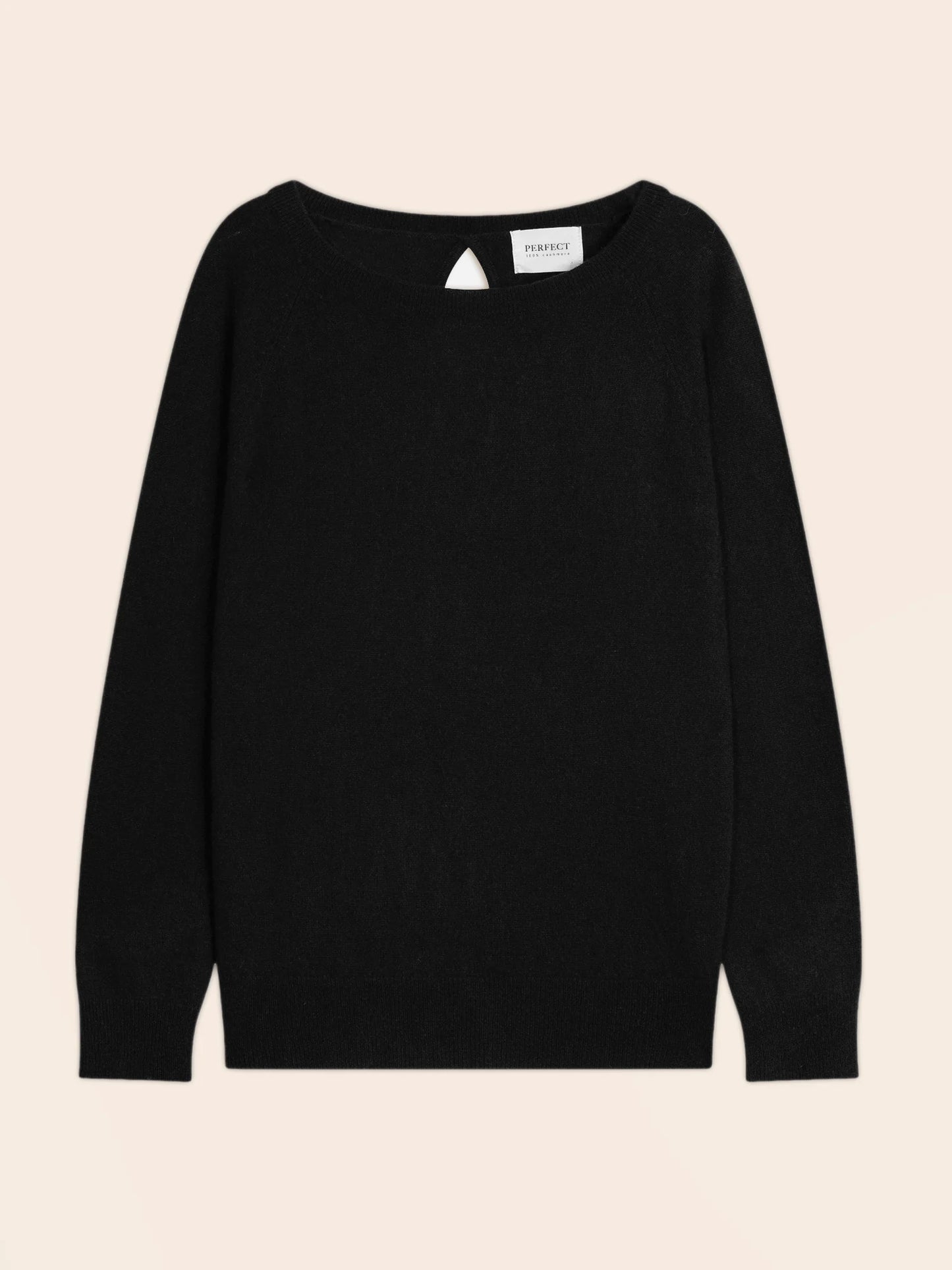 LESLIE sweater boat neck goutte dos black