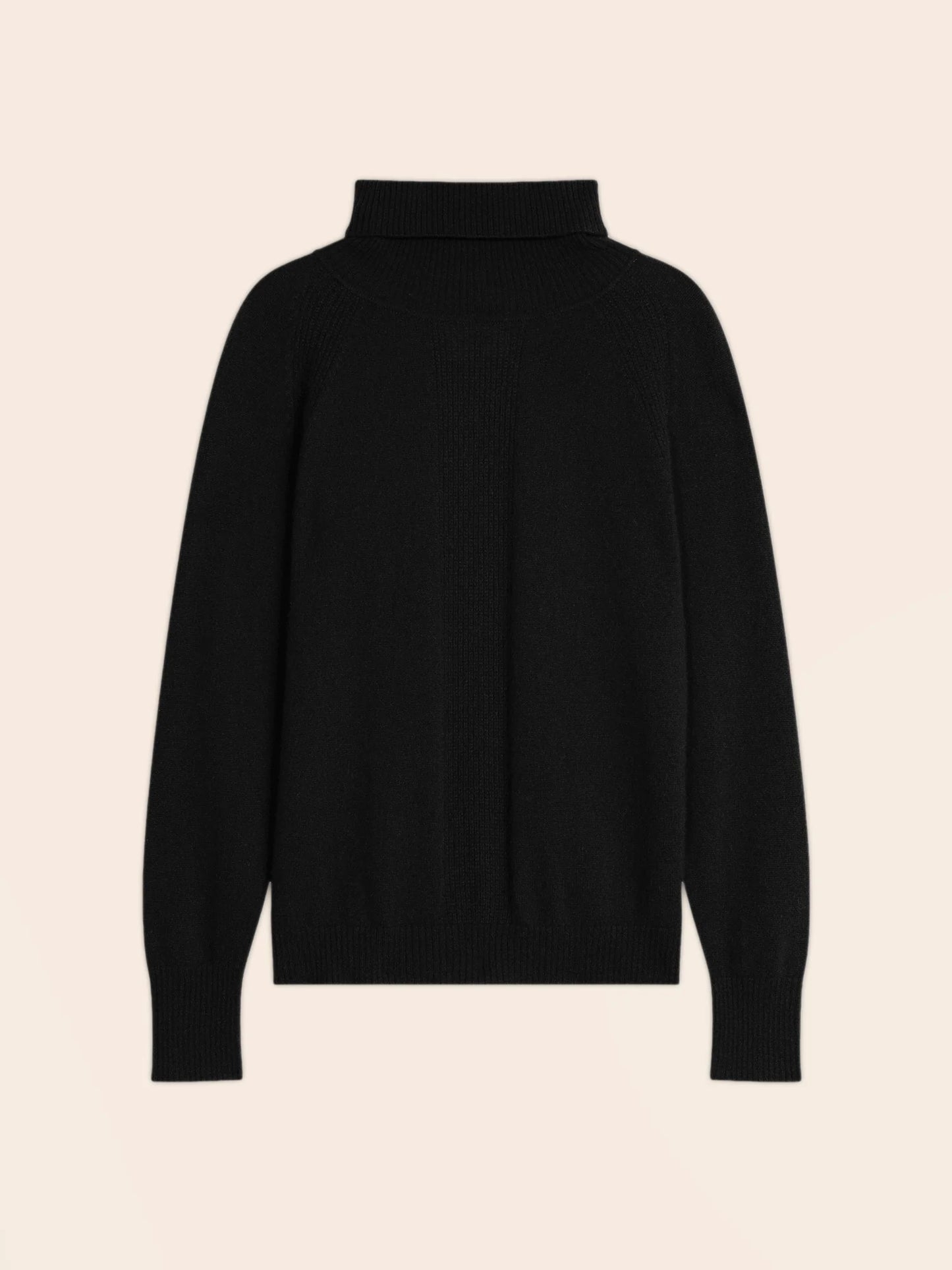 FLORIVIEN pullover rollkragen schwarz