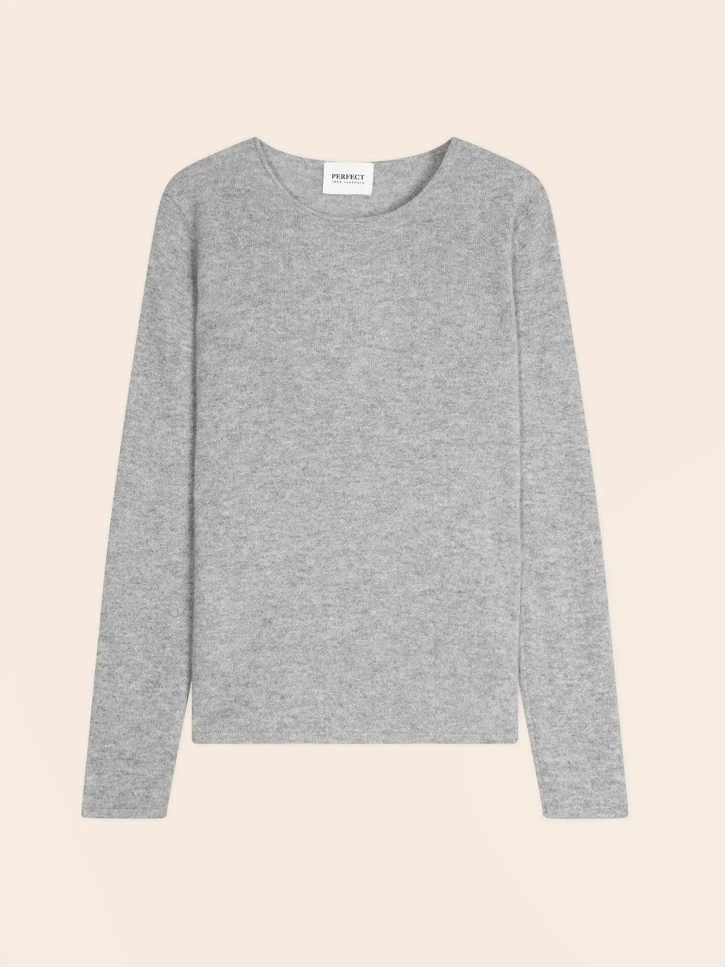 OPRAH pullover rundhalsausschnitt wolke meliert