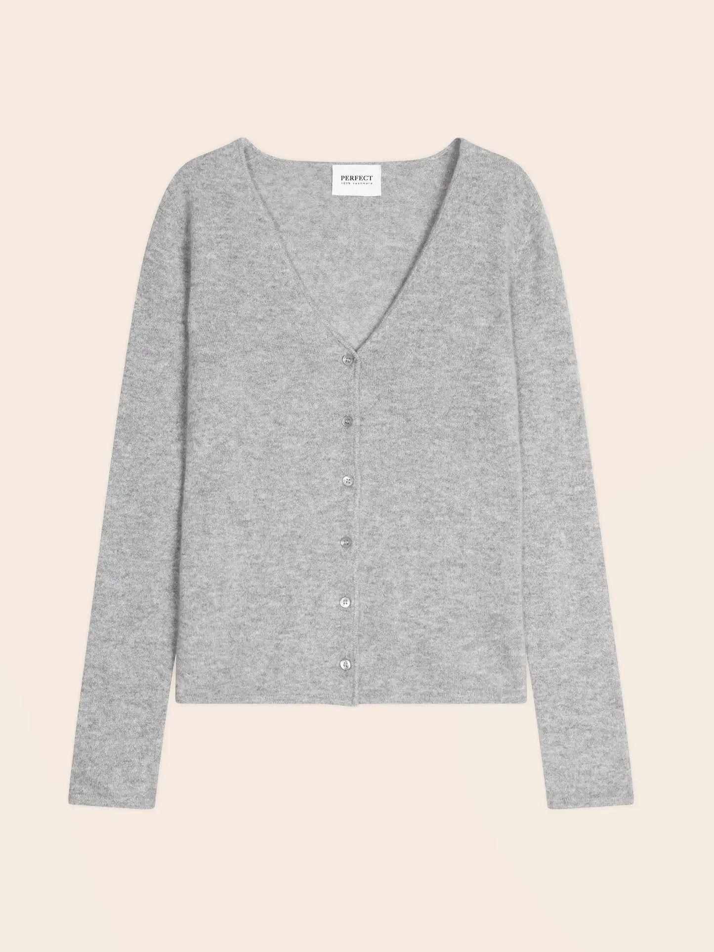 PAIGE strickjacke v-ausschnitt wolke meliert