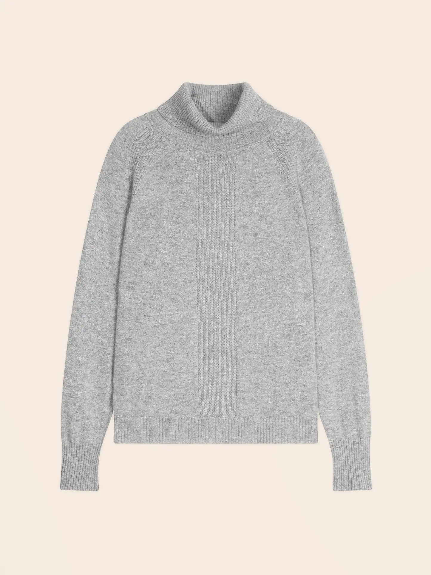 FLORIVIEN pullover rollkragen wolke meliert