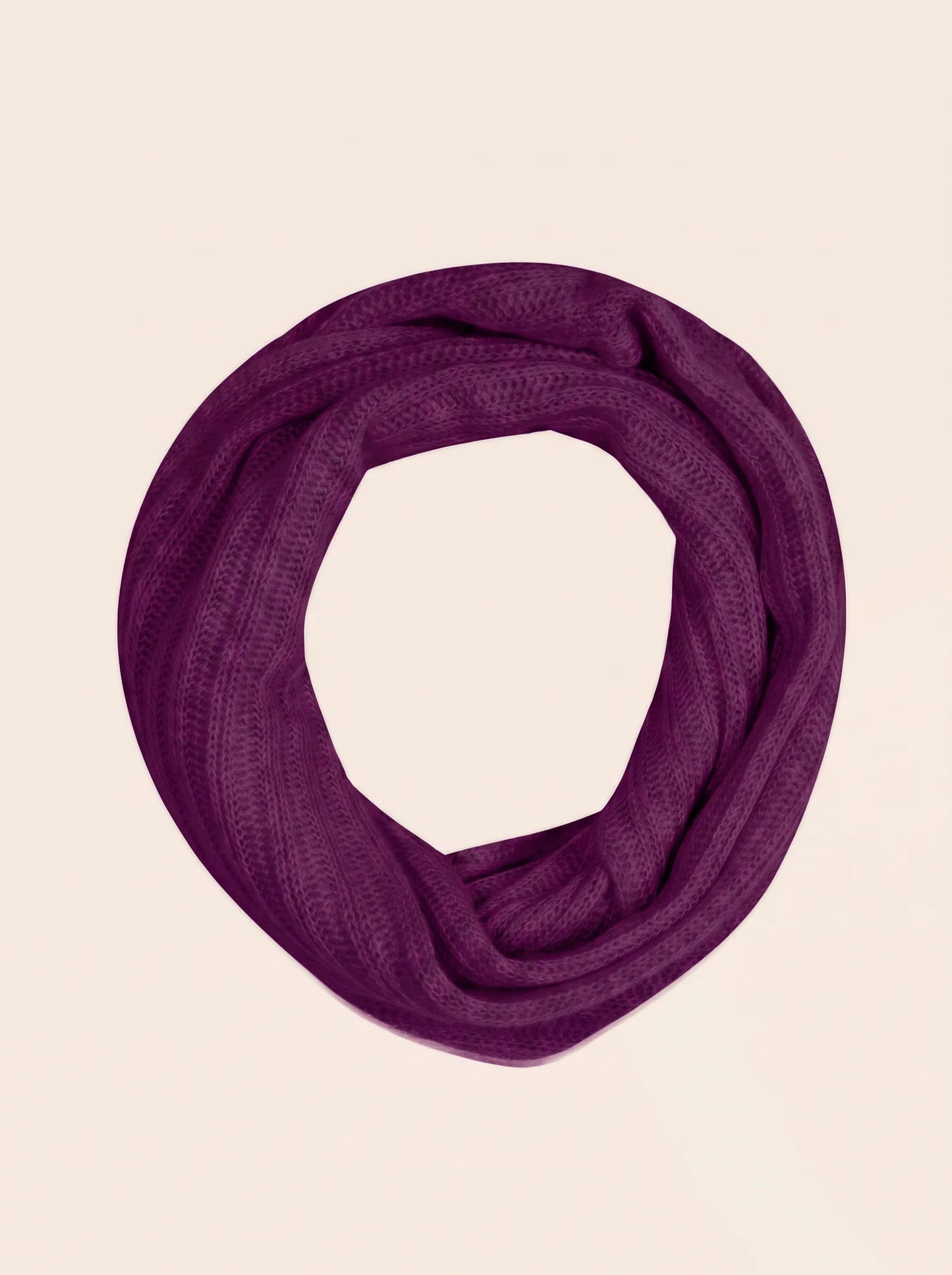 CLODY neck warmer 4 ply plum