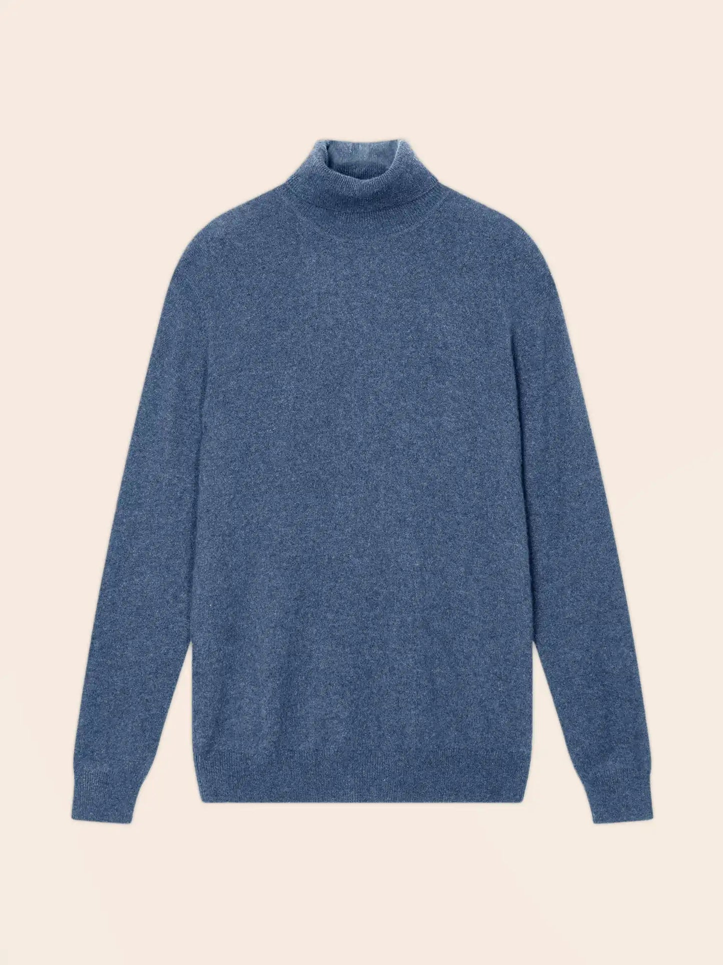 TREVOR sweater turtleneck denim blue
