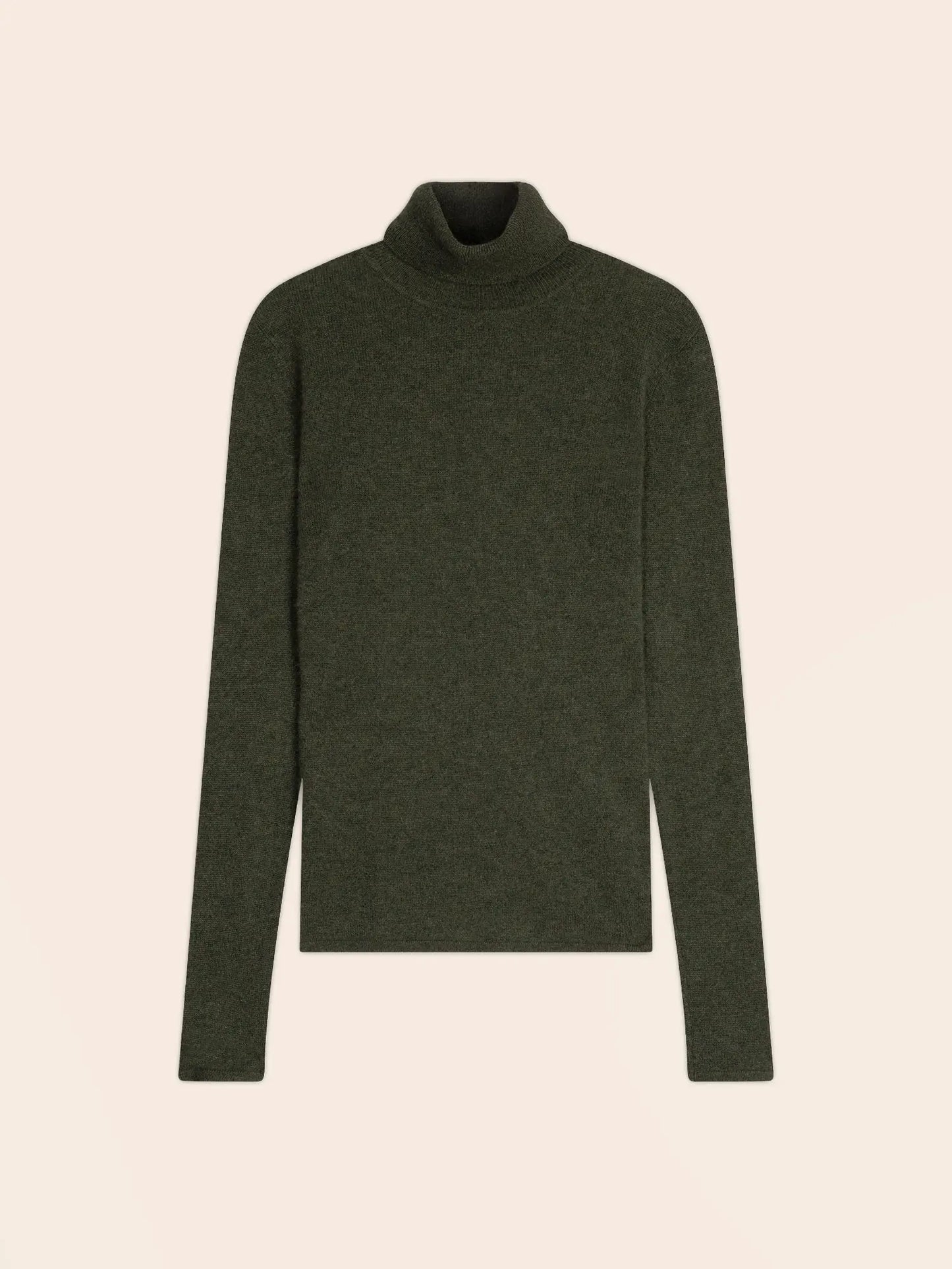 ASHLEY sweater turtleneck heather army green